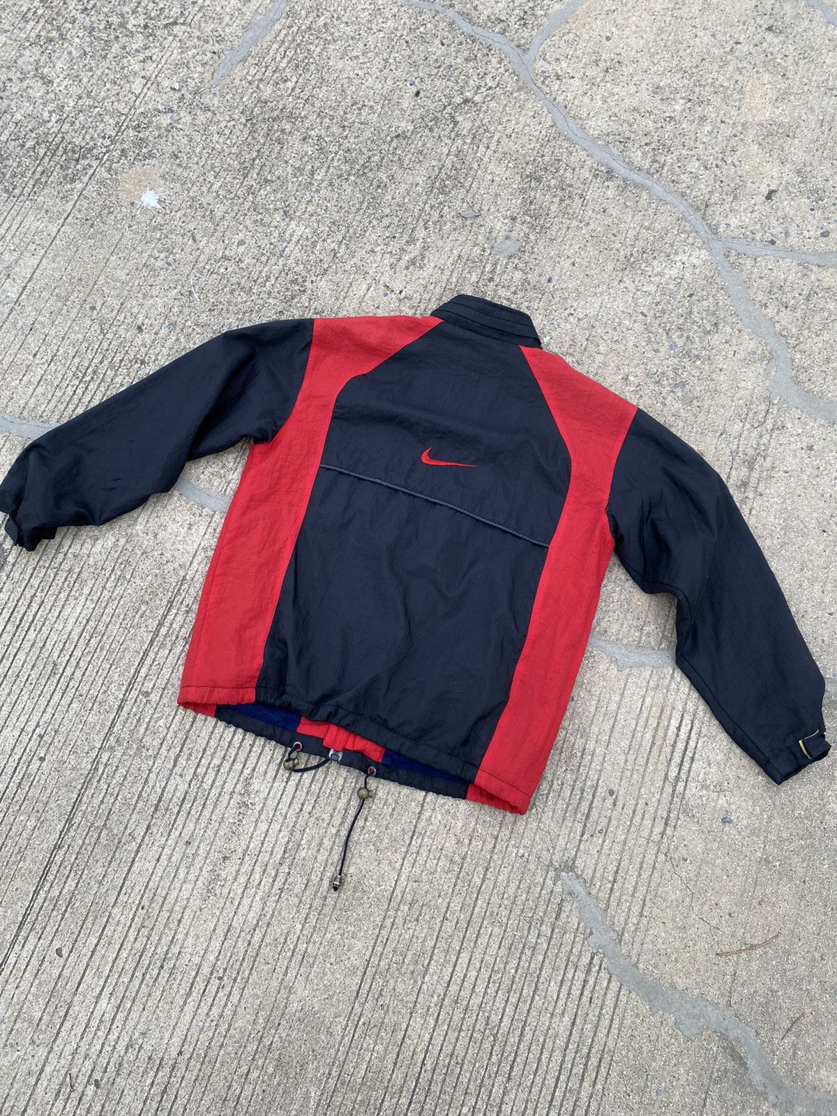 image of Nike Vintage Mini Swoosh Logo Windbreaker Jacket, Men's (Size XL)