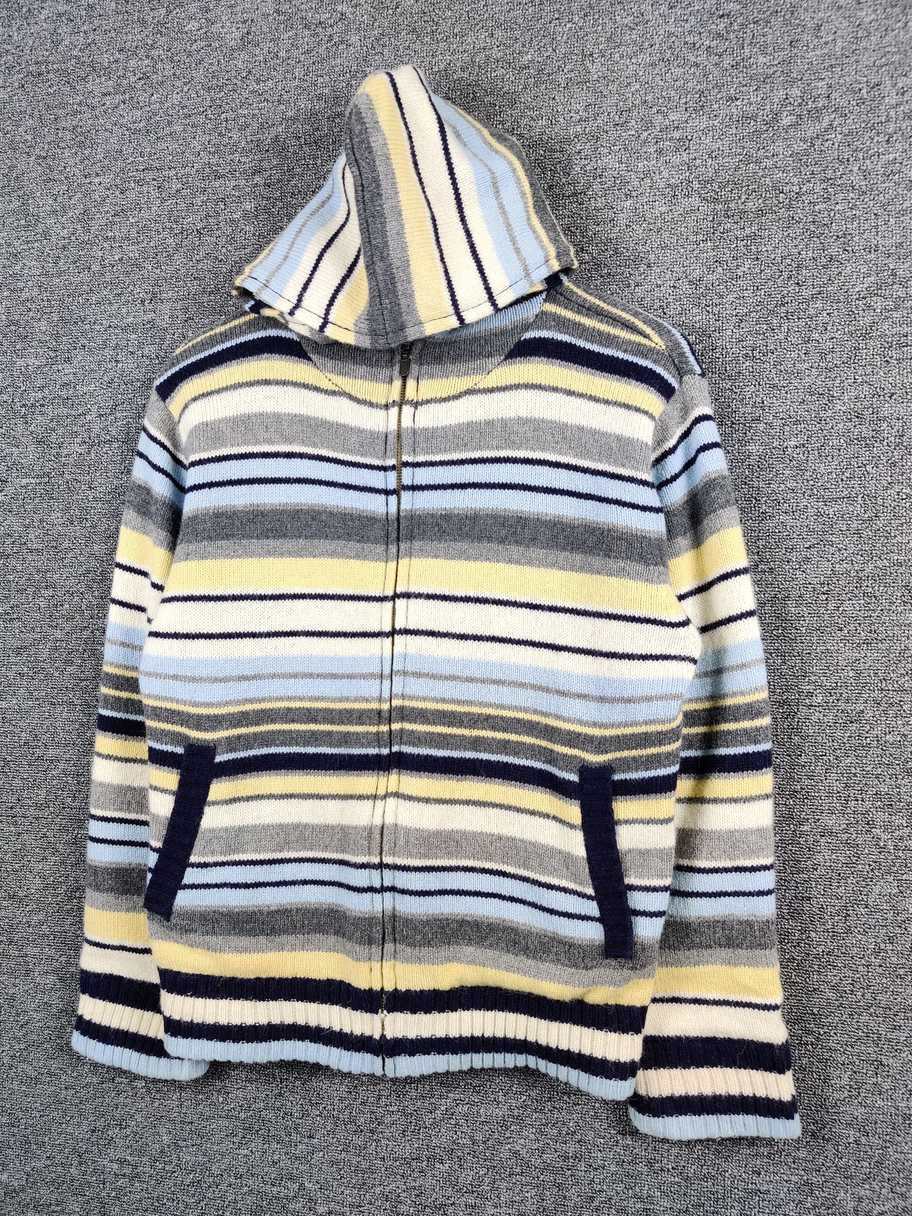 Japanese Brand Vintage Prime Sport Stripe Knit Sweater Jacket Size US M / EU 48-50 / 2 - 2 Thumbnail