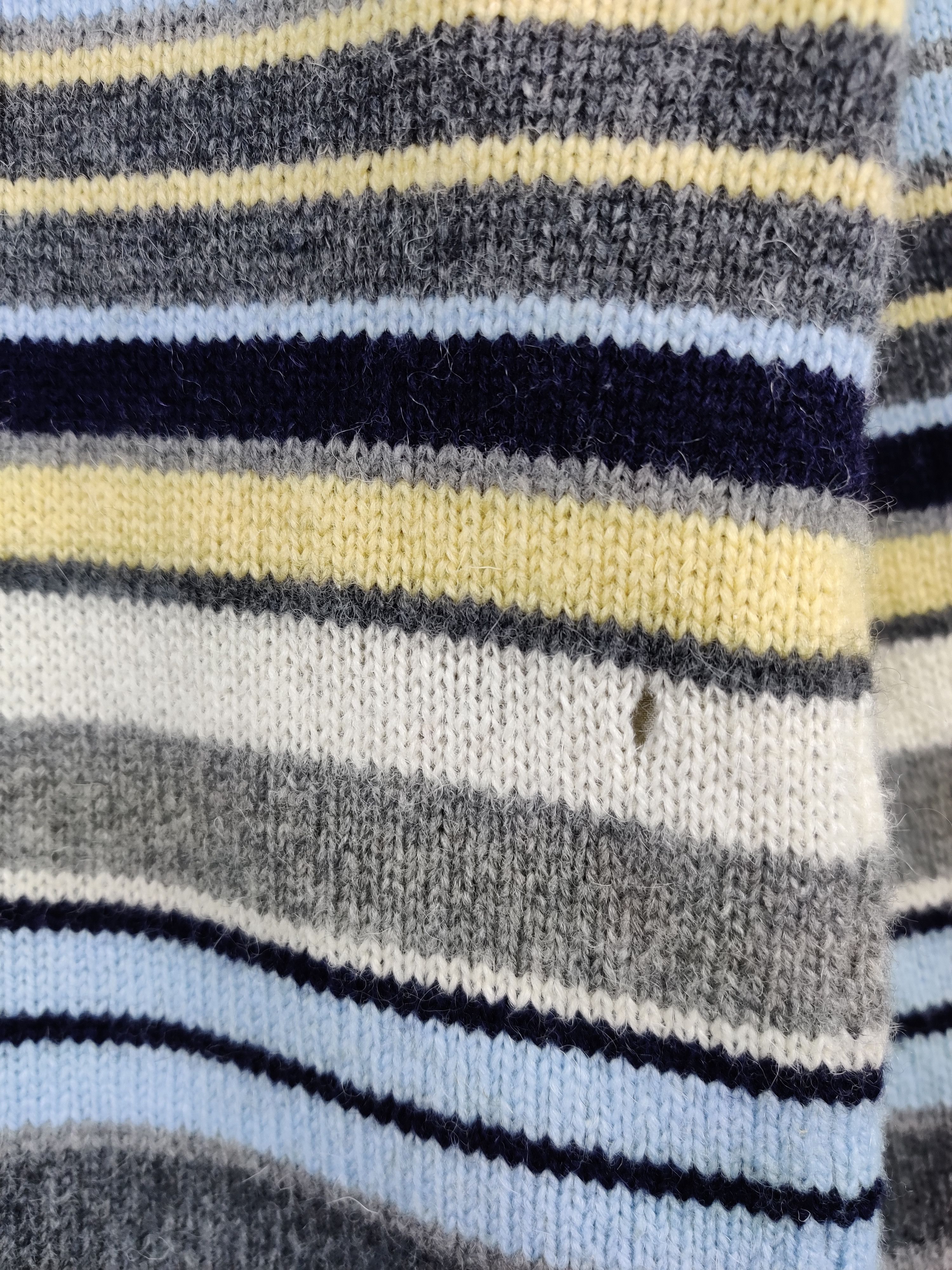 Japanese Brand Vintage Prime Sport Stripe Knit Sweater Jacket Size US M / EU 48-50 / 2 - 11 Thumbnail