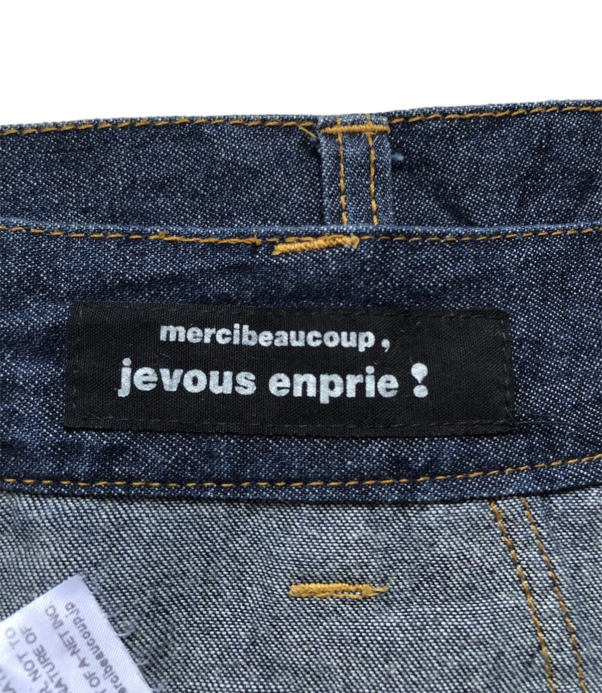 Issey Miyake × Japanese Brand × mercibeaucoup Mercibeaucoup drop crotch denim pants Size US 30 / EU 46 - 9 Thumbnail