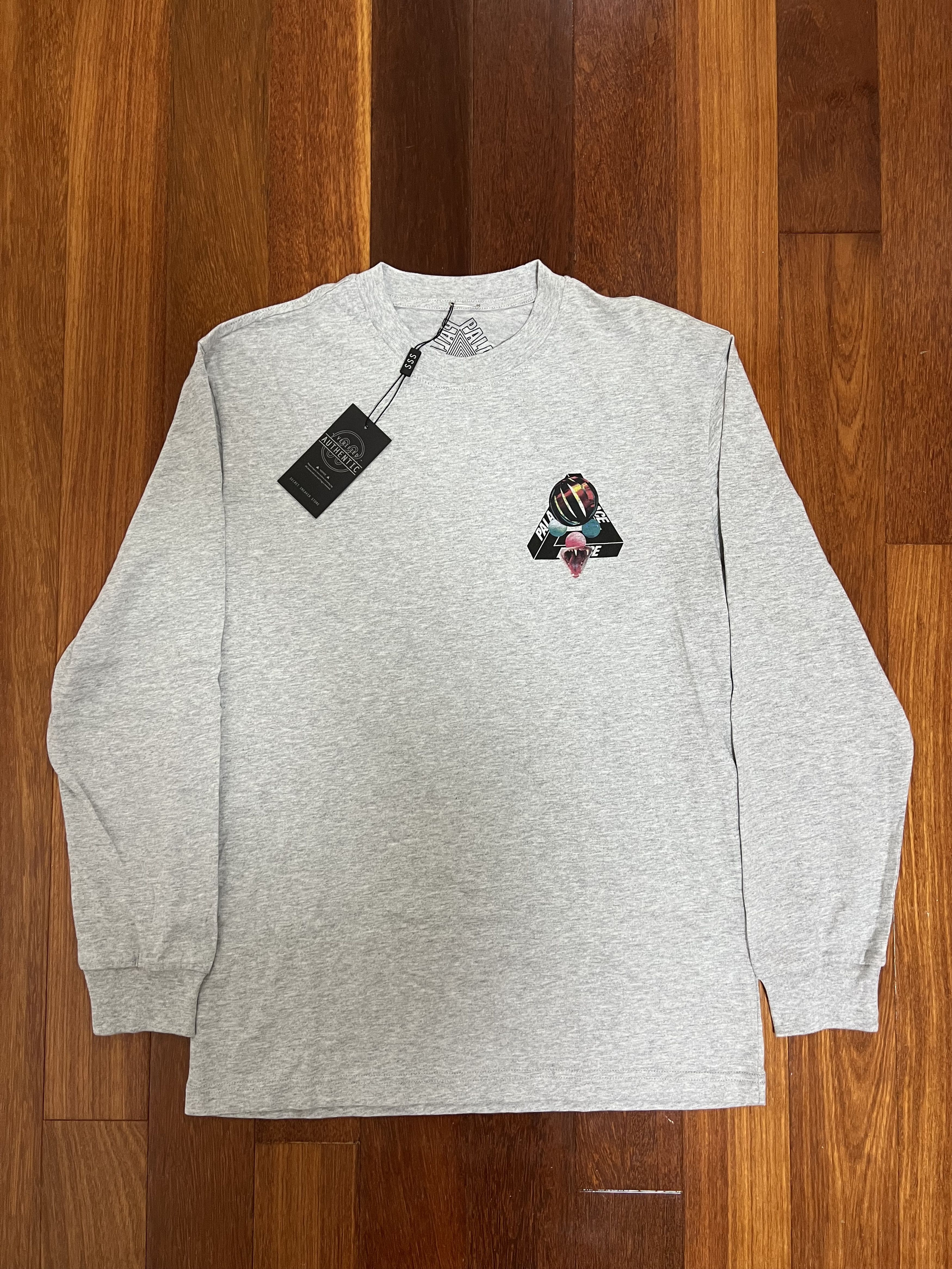 Palace 💚 SS18 Palace Sans Ferg Longsleeve Grey Marl Small NEW Size US S / EU 44-46 / 1 - 4 Thumbnail