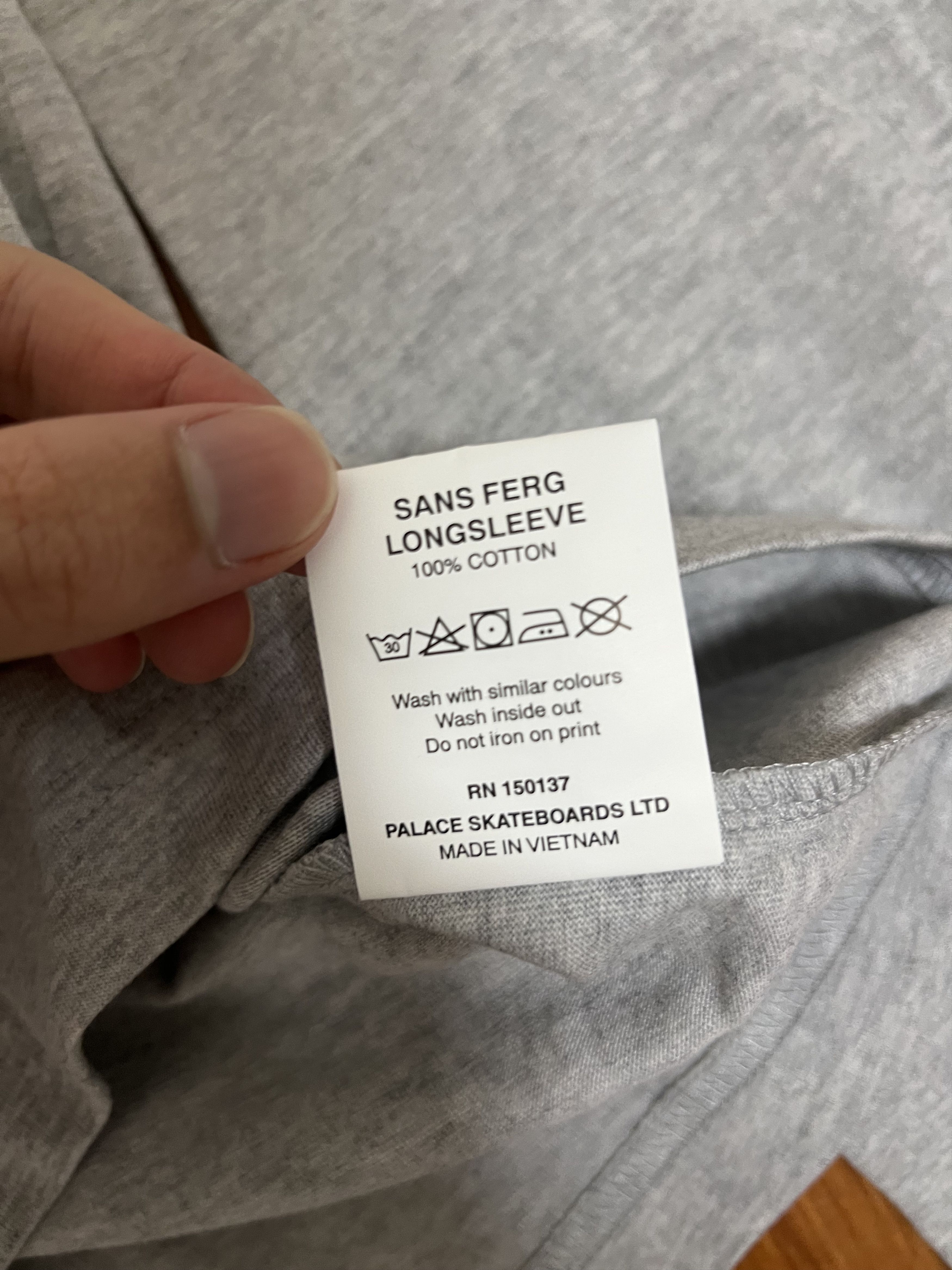 Palace 💚 SS18 Palace Sans Ferg Longsleeve Grey Marl Small NEW Size US S / EU 44-46 / 1 - 9 Thumbnail