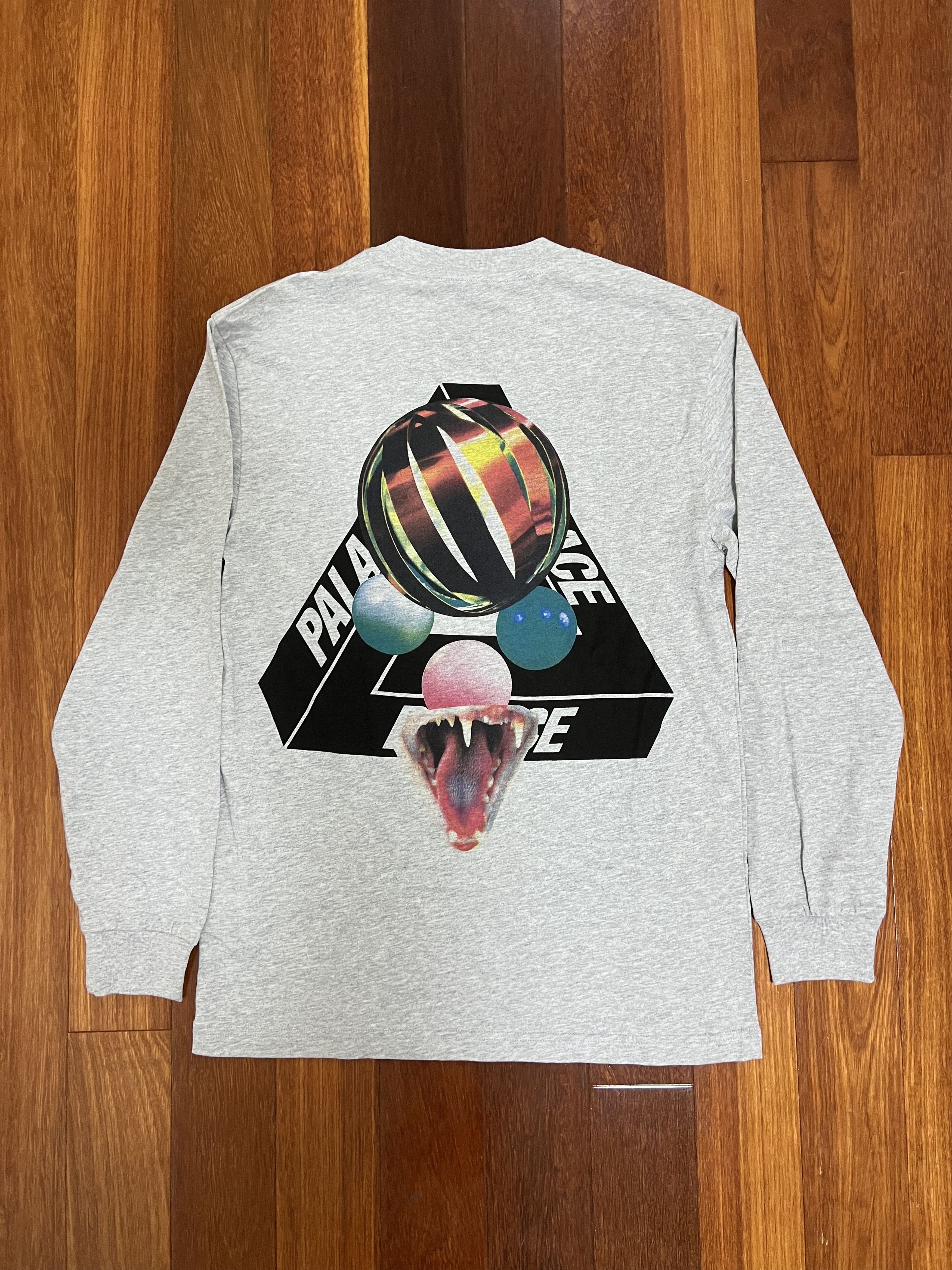 Palace 💚 SS18 Palace Sans Ferg Longsleeve Grey Marl Small NEW Size US S / EU 44-46 / 1 - 3 Thumbnail