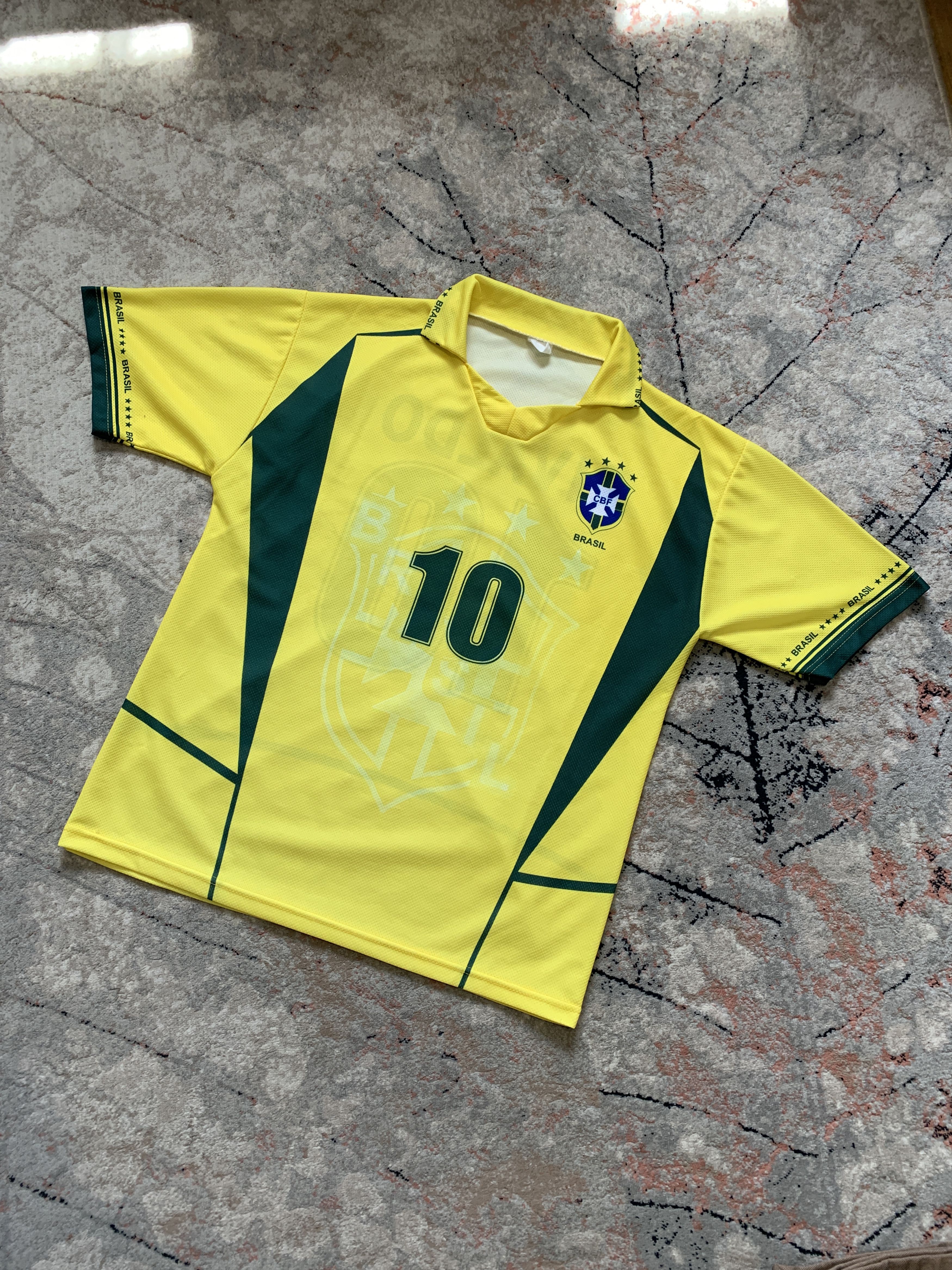 Vintage Vintage Brasil Rivaldo 10 Jersey Size US L / EU 52-54 / 3 - 11 Thumbnail
