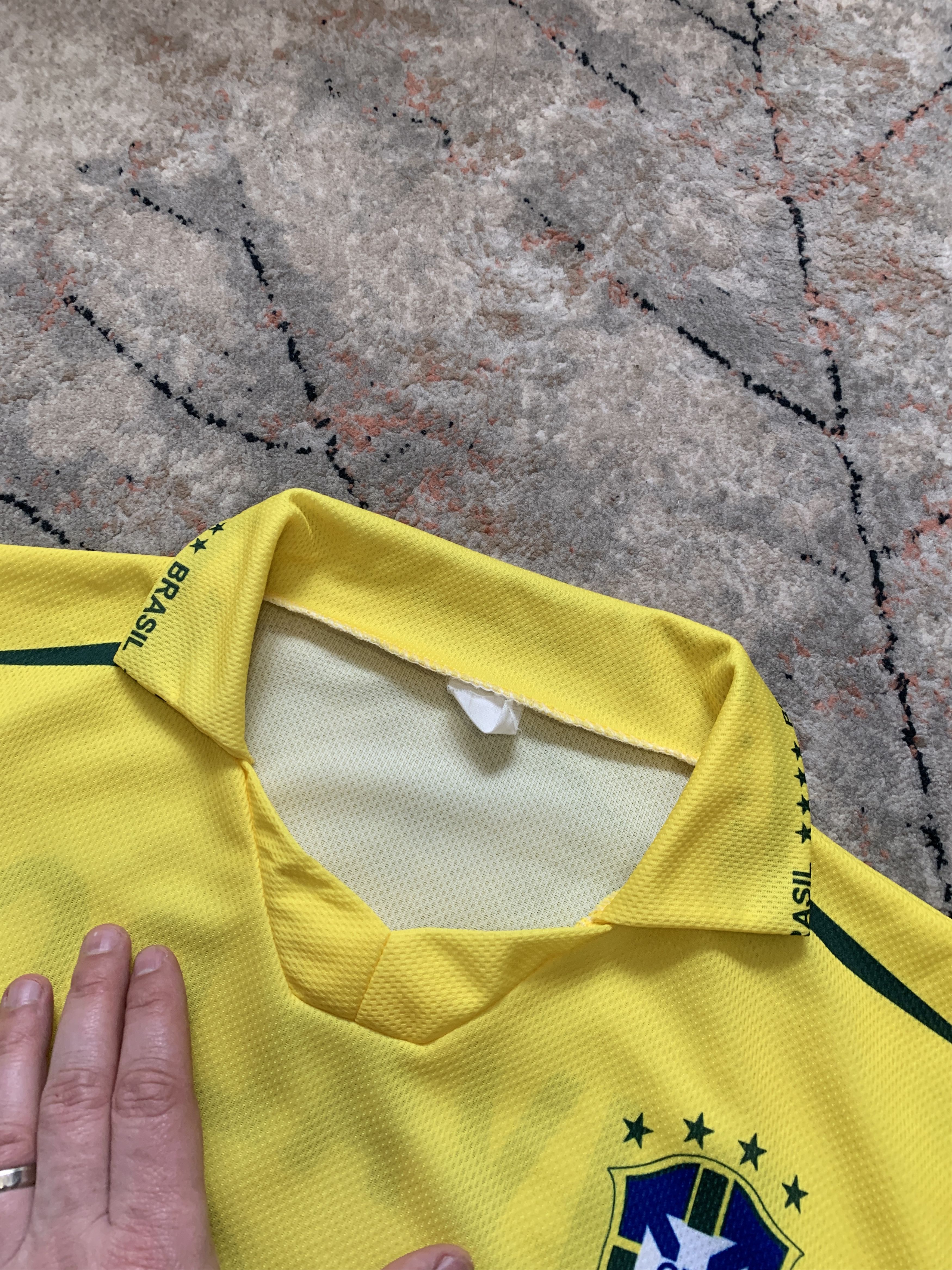 Vintage Vintage Brasil Rivaldo 10 Jersey Size US L / EU 52-54 / 3 - 4 Thumbnail