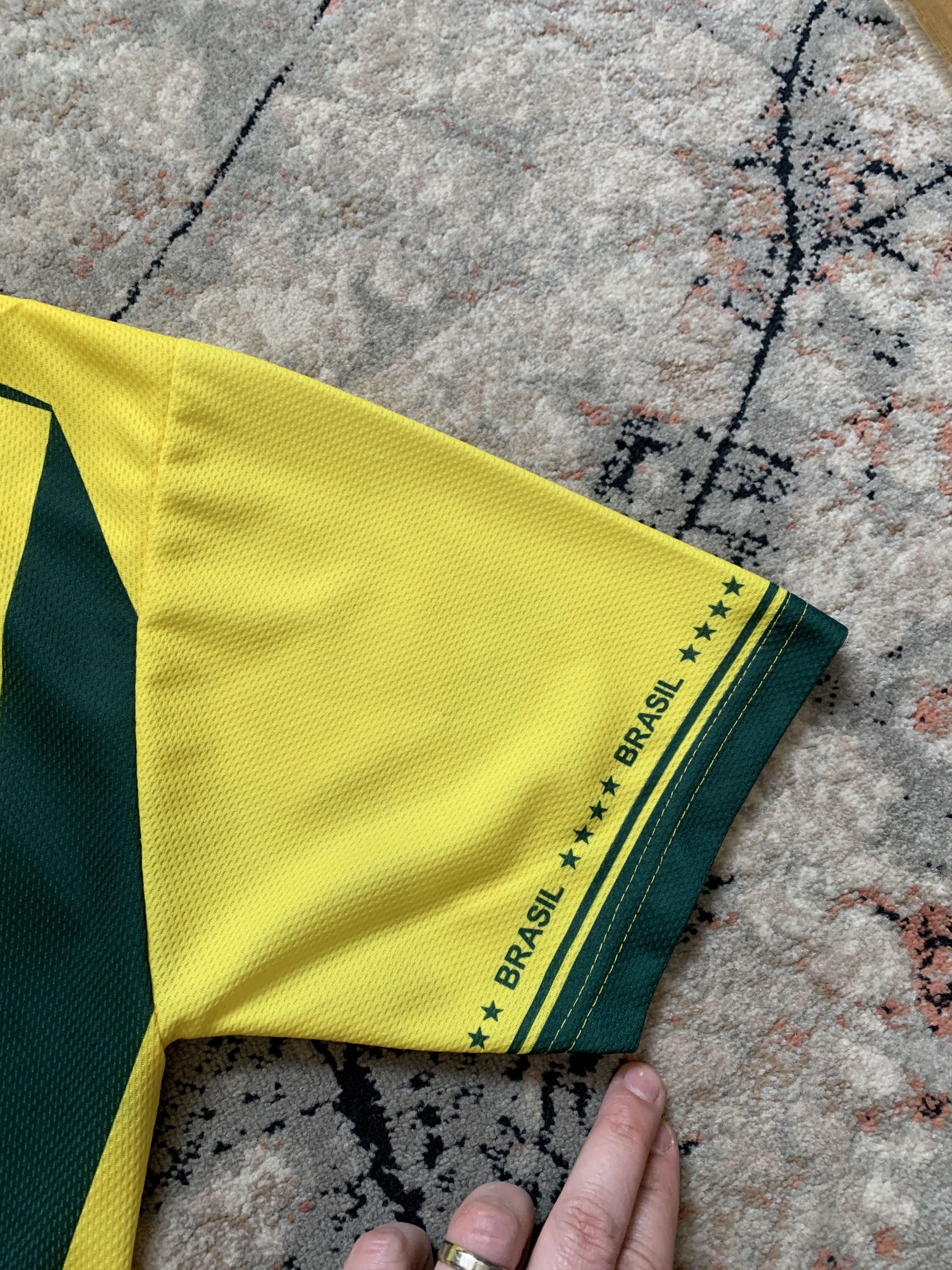 Vintage Vintage Brasil Rivaldo 10 Jersey Size US L / EU 52-54 / 3 - 7 Thumbnail
