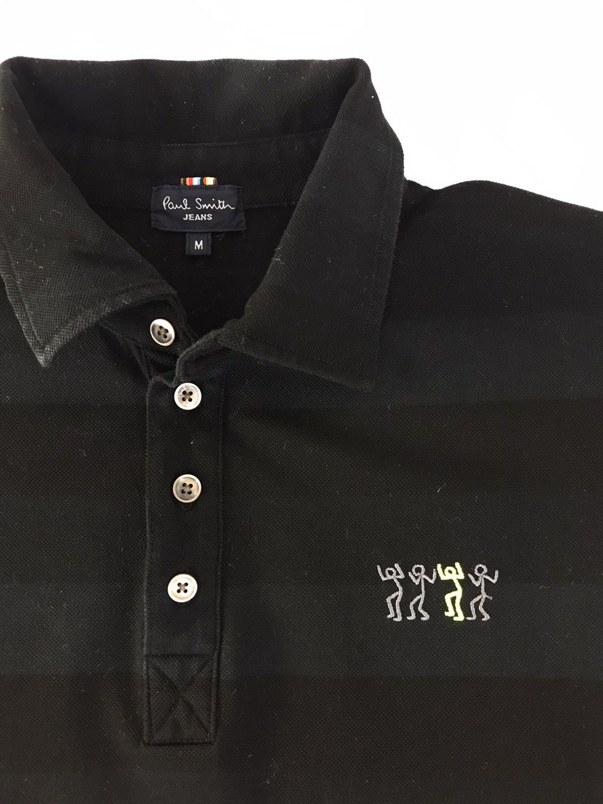 Paul Smith Vintage Paul Smith Jeans Design Stripes Polo Shirt Size US S / EU 44-46 / 1 - 5 Thumbnail