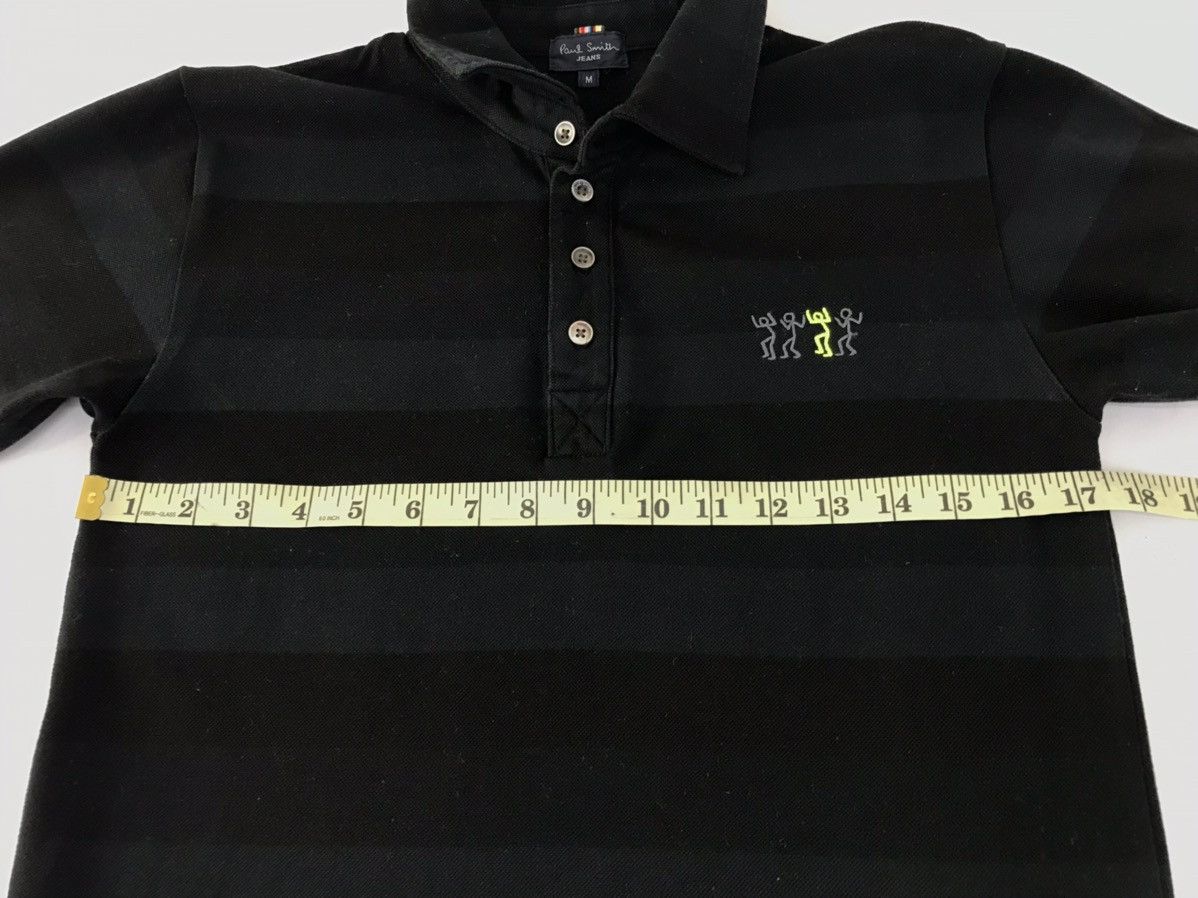 Paul Smith Vintage Paul Smith Jeans Design Stripes Polo Shirt Size US S / EU 44-46 / 1 - 9 Thumbnail