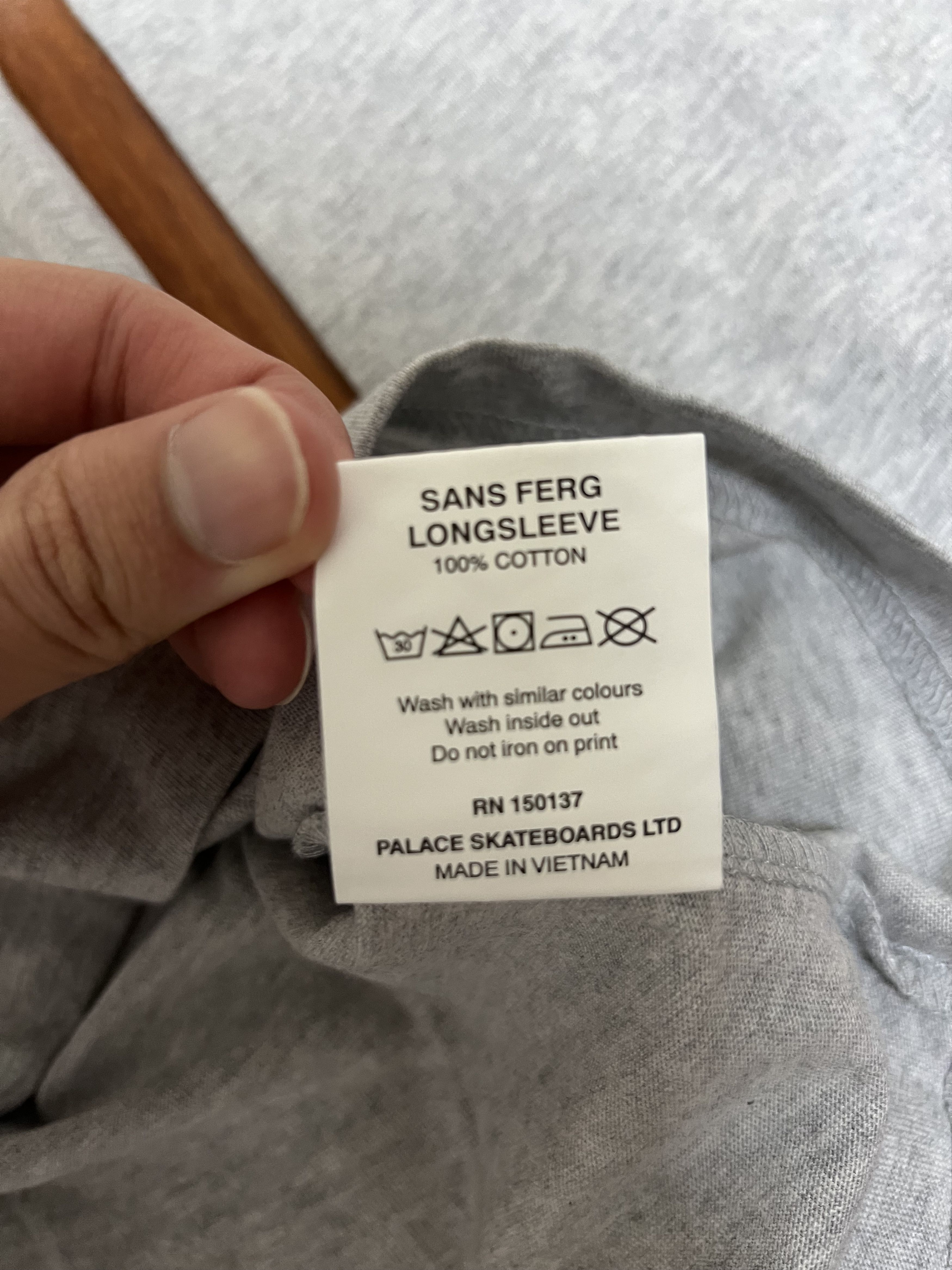 Palace 💚 SS18 Palace Sans Ferg Longsleeve Grey Marl Medium NEW Size US M / EU 48-50 / 2 - 9 Thumbnail