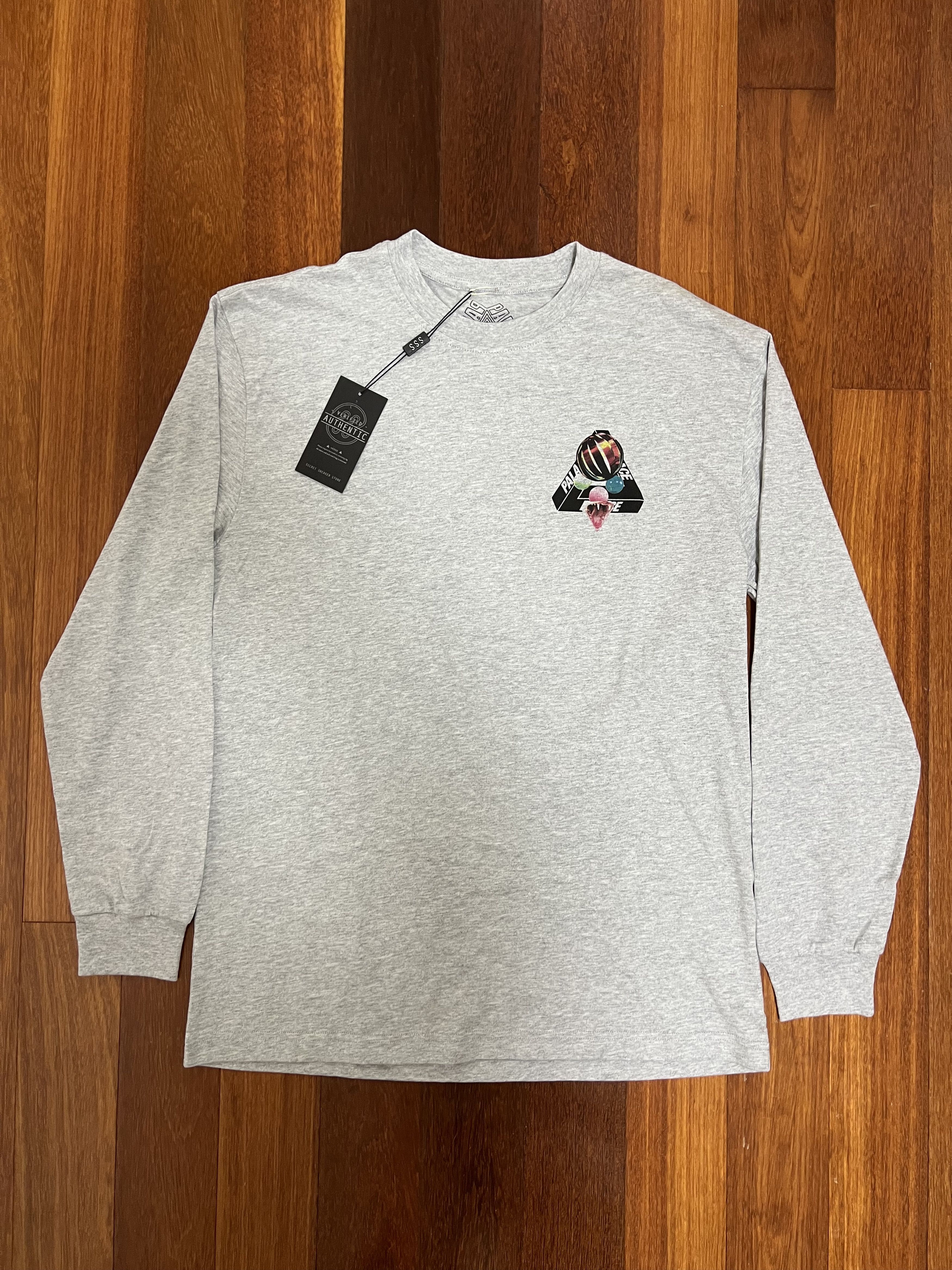 Palace 💚 SS18 Palace Sans Ferg Longsleeve Grey Marl Medium NEW Size US M / EU 48-50 / 2 - 4 Thumbnail