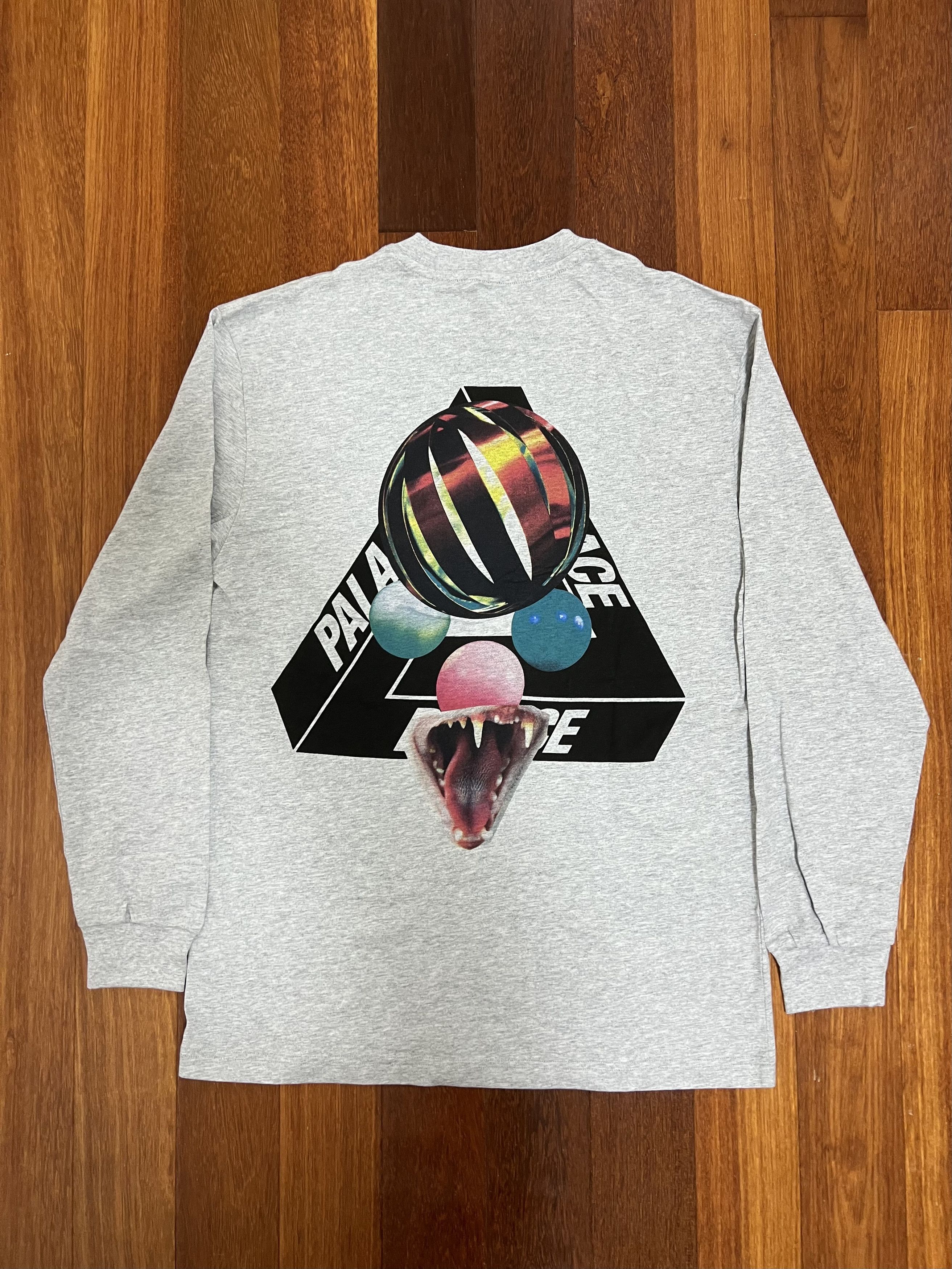 Palace 💚 SS18 Palace Sans Ferg Longsleeve Grey Marl Medium NEW Size US M / EU 48-50 / 2 - 3 Thumbnail
