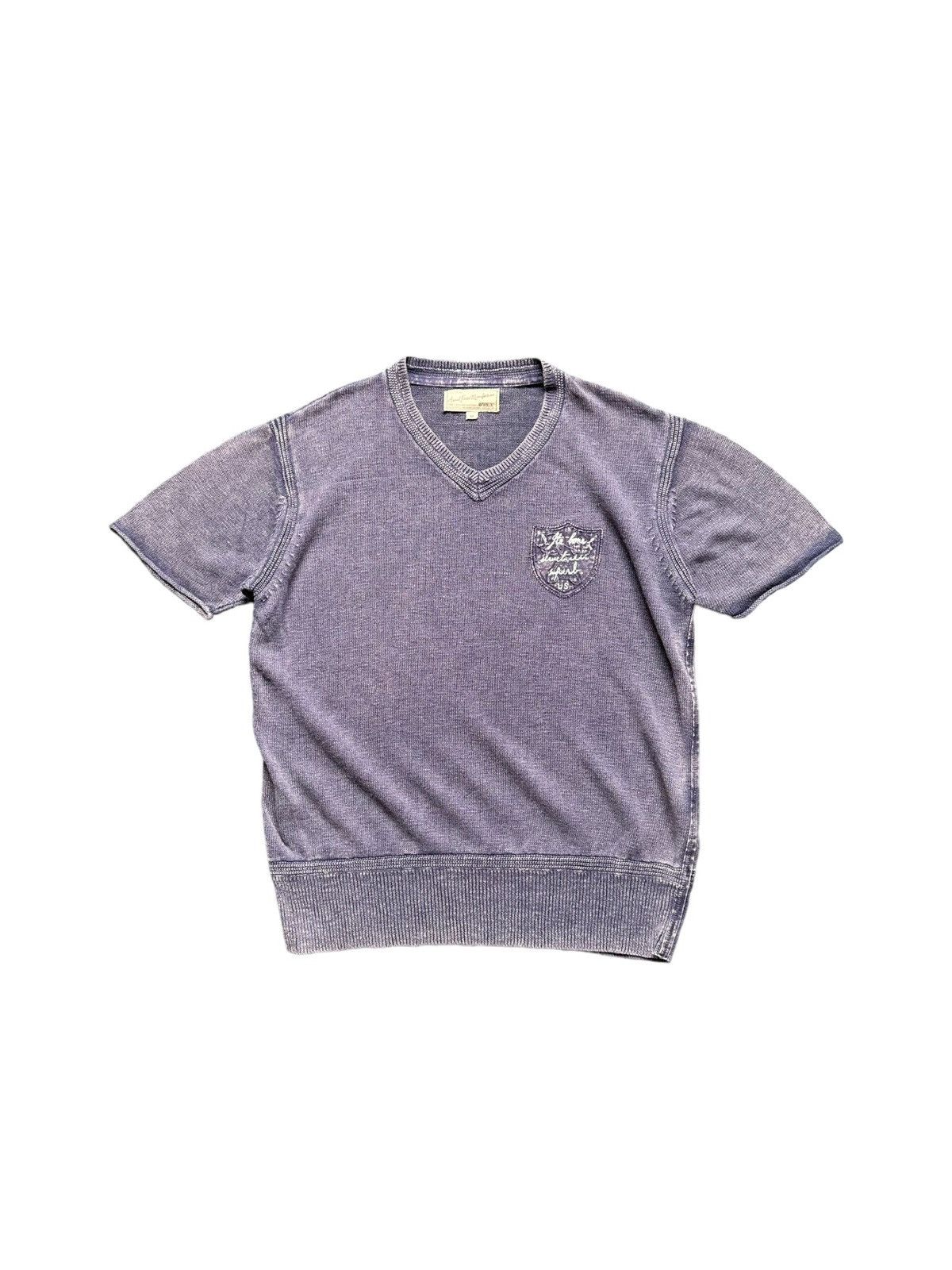 Avirex 2000's Avirex overdyed knit sweater Size US M / EU 48-50 / 2 - 1 Thumbnail