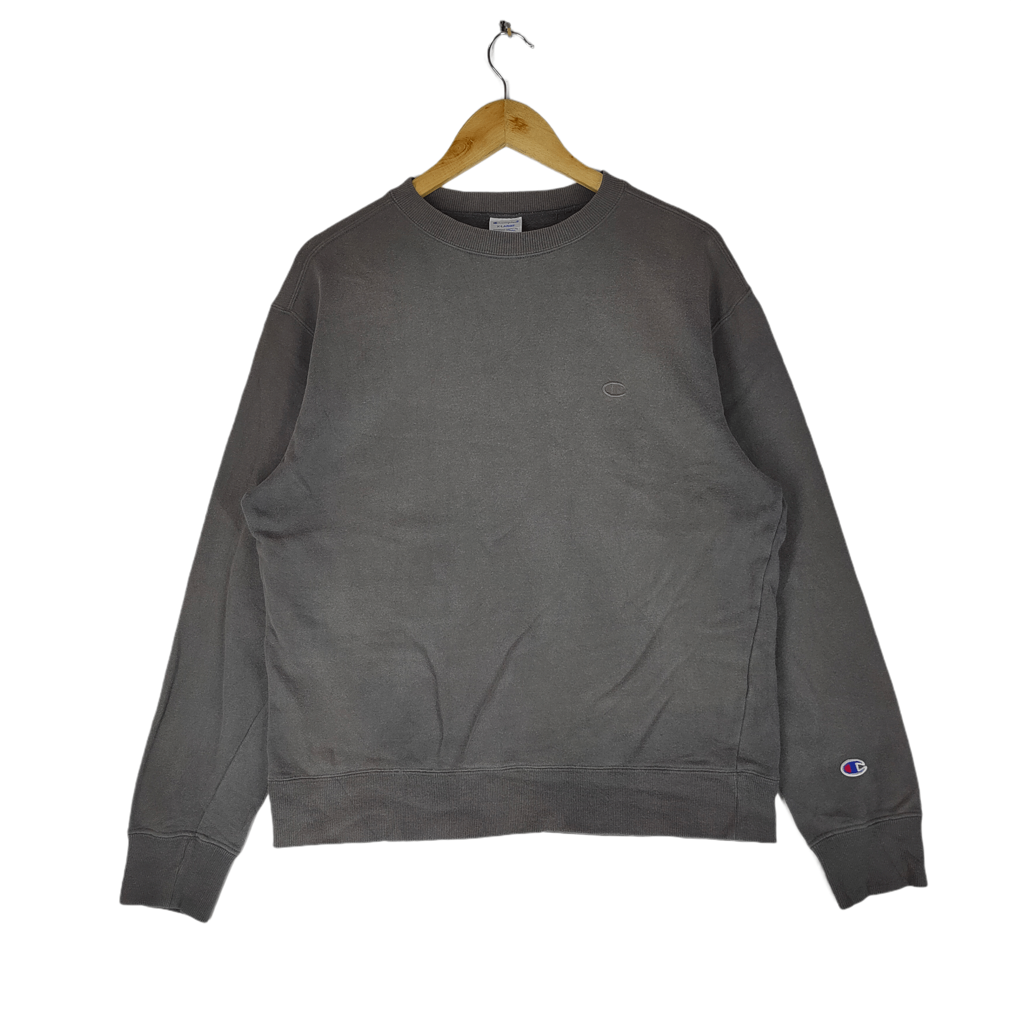 Champion Vintage CHAMPION SMALL EMBROIDERY Logo Sweatshirt Size US L / EU 52-54 / 3 - 1 Thumbnail