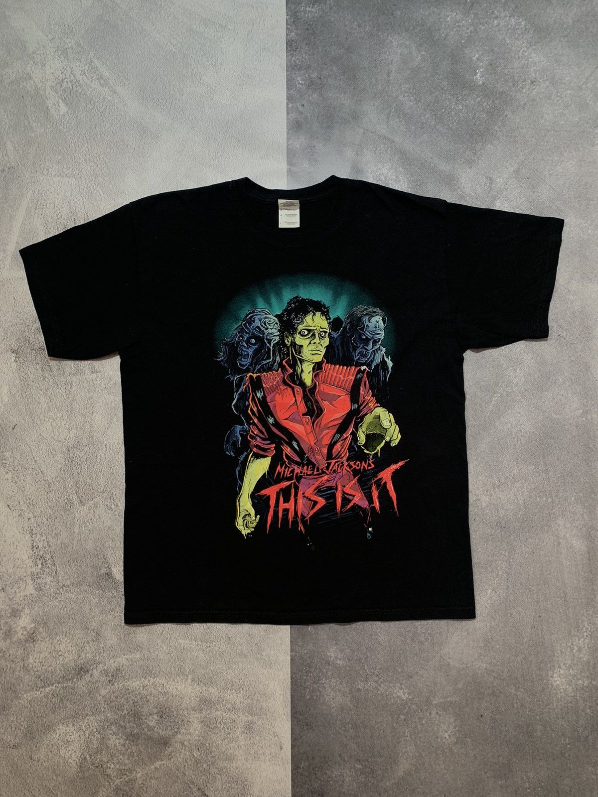 Band Tees × Vintage Vintage Y2K Michael Jackson band tee big logo size L Size US L / EU 52-54 / 3 - 1 Thumbnail