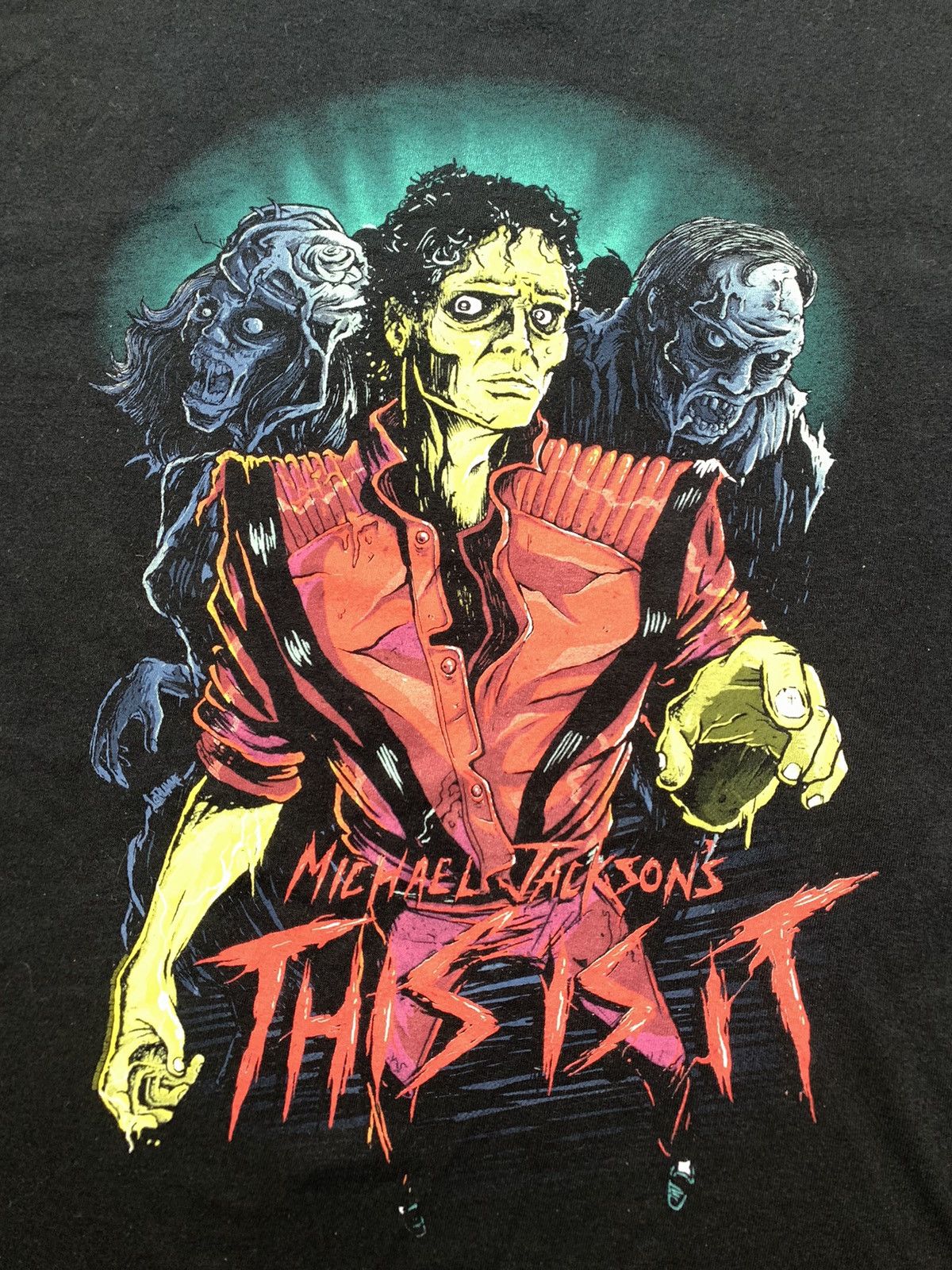 Band Tees × Vintage Vintage Y2K Michael Jackson band tee big logo size L Size US L / EU 52-54 / 3 - 2 Thumbnail