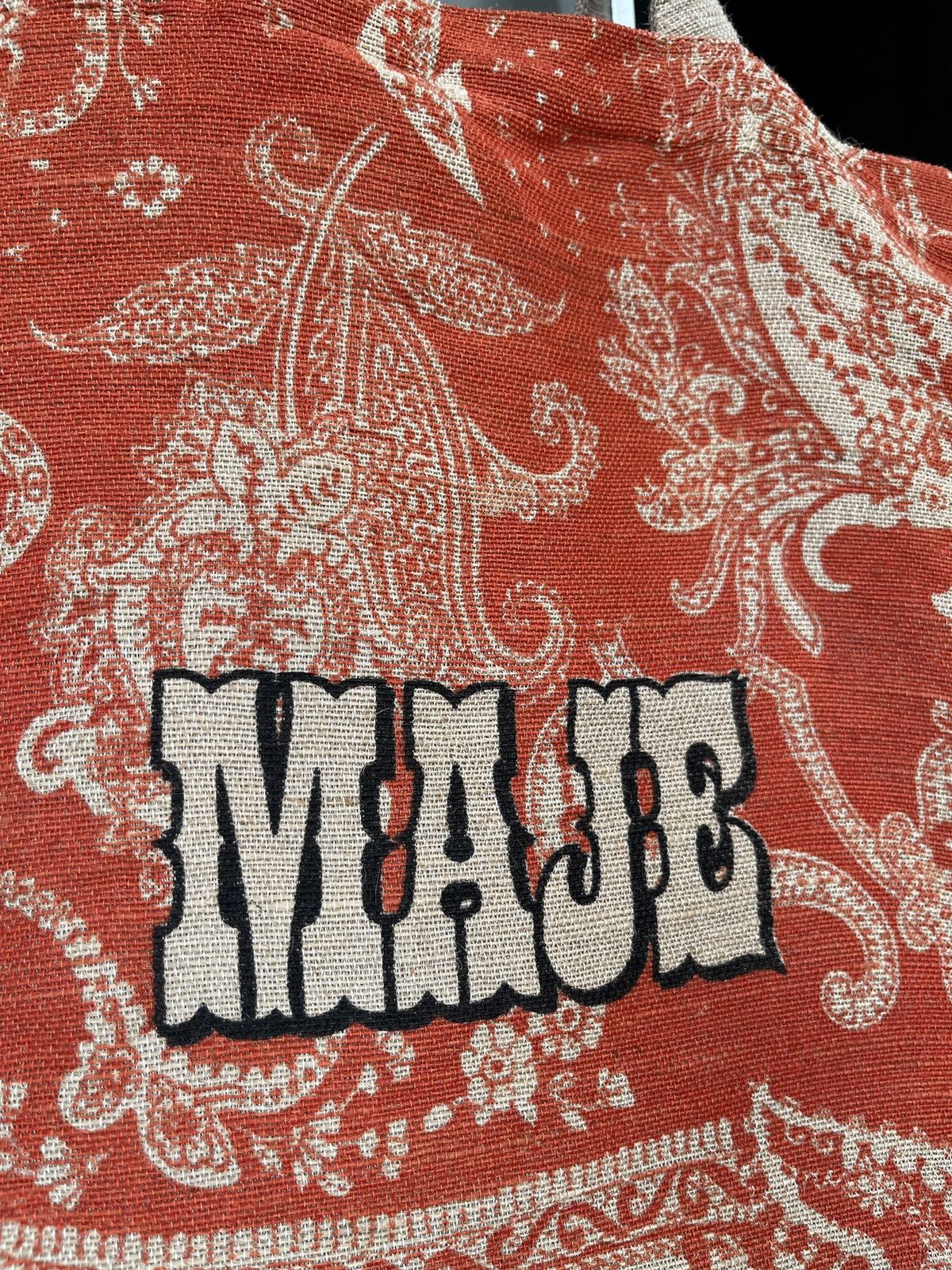 Maje Maje Paisley Orange Tote Bag 2021 Dior Style Size ONE SIZE - 4 Thumbnail
