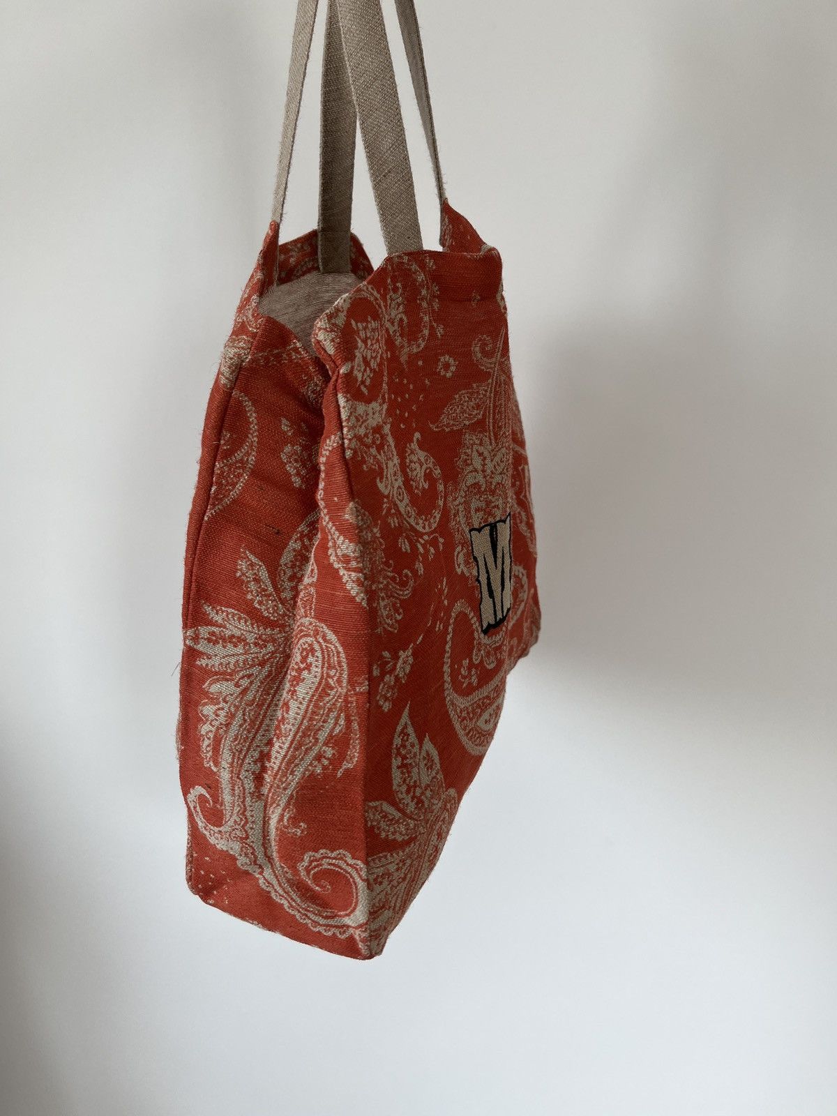 Maje Maje Paisley Orange Tote Bag 2021 Dior Style Size ONE SIZE - 18 Thumbnail