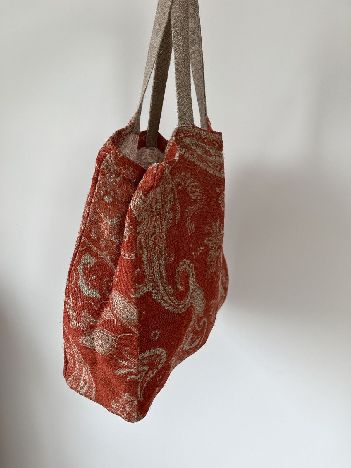 Maje Maje Paisley Orange Tote Bag 2021 Dior Style Size ONE SIZE - 15 Thumbnail
