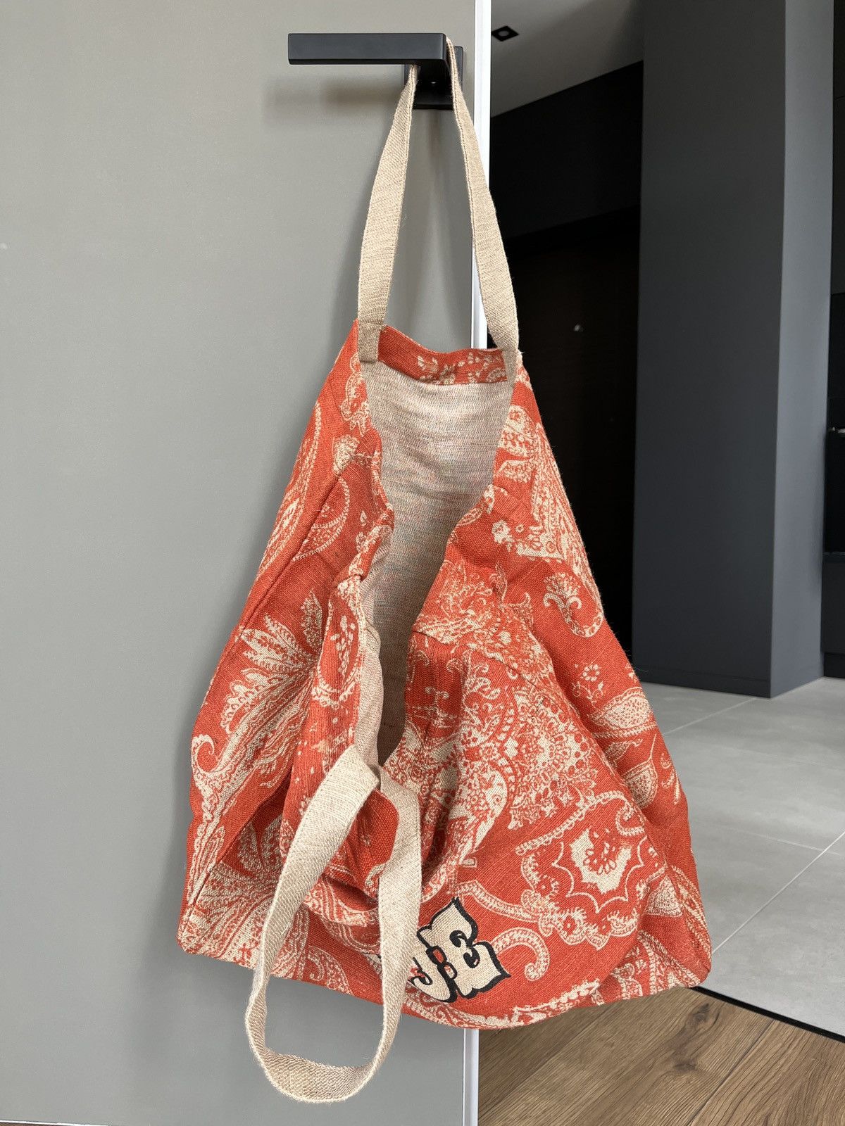 Maje Maje Paisley Orange Tote Bag 2021 Dior Style Size ONE SIZE - 6 Thumbnail