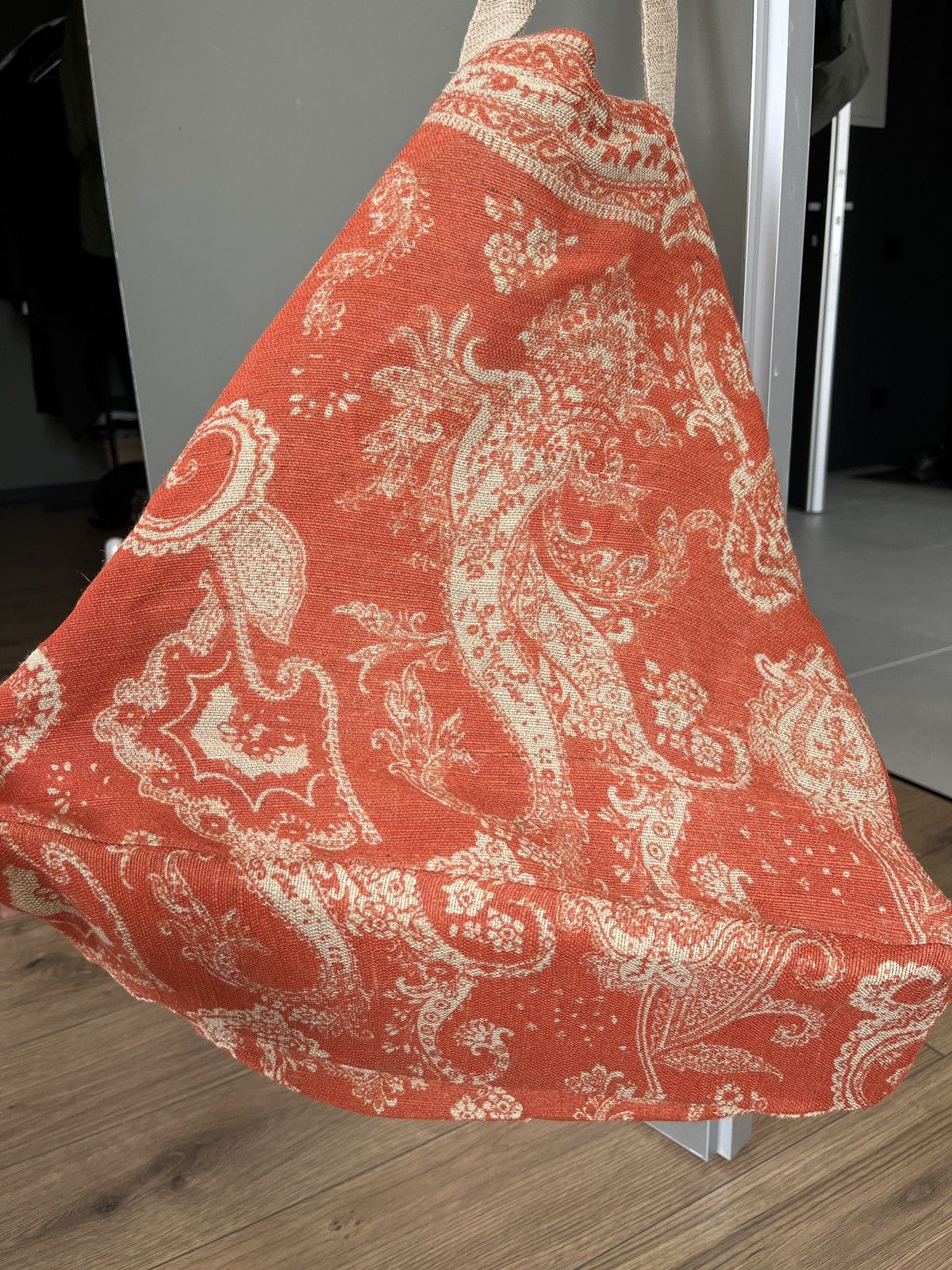 Maje Maje Paisley Orange Tote Bag 2021 Dior Style Size ONE SIZE - 11 Thumbnail