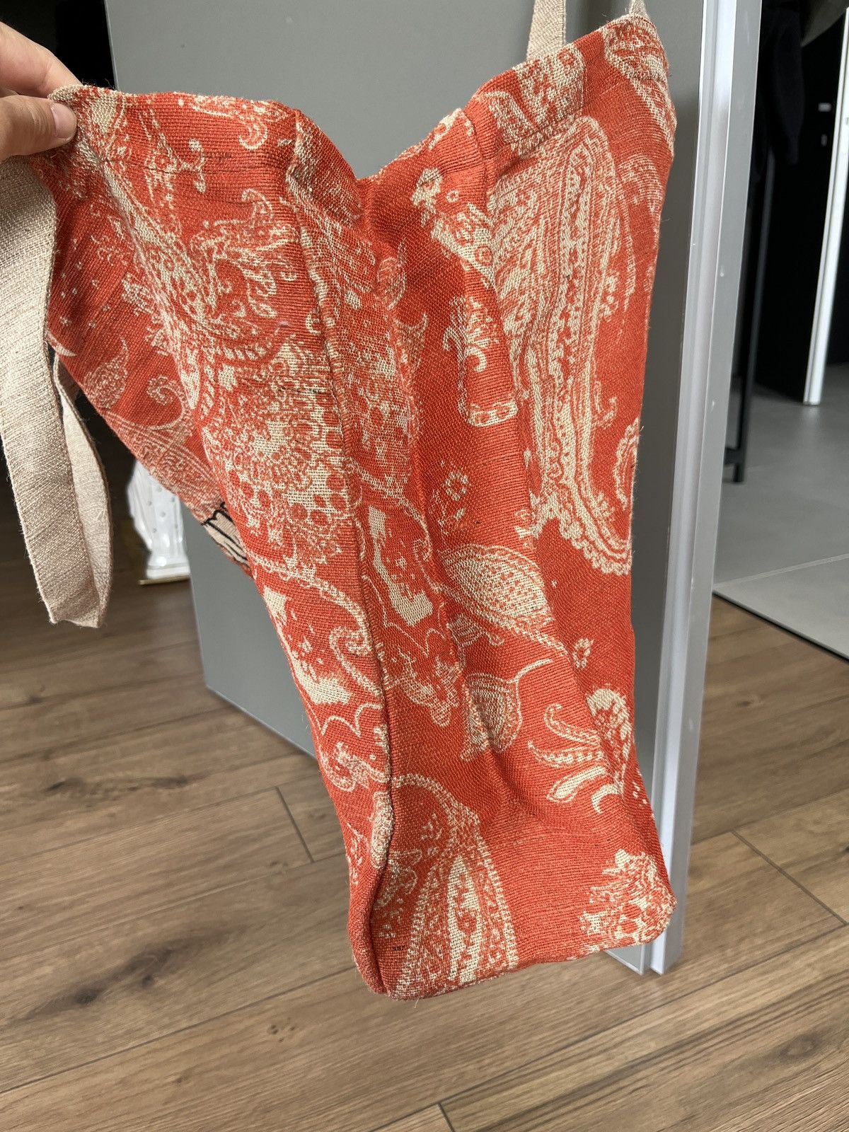Maje Maje Paisley Orange Tote Bag 2021 Dior Style Size ONE SIZE - 10 Thumbnail