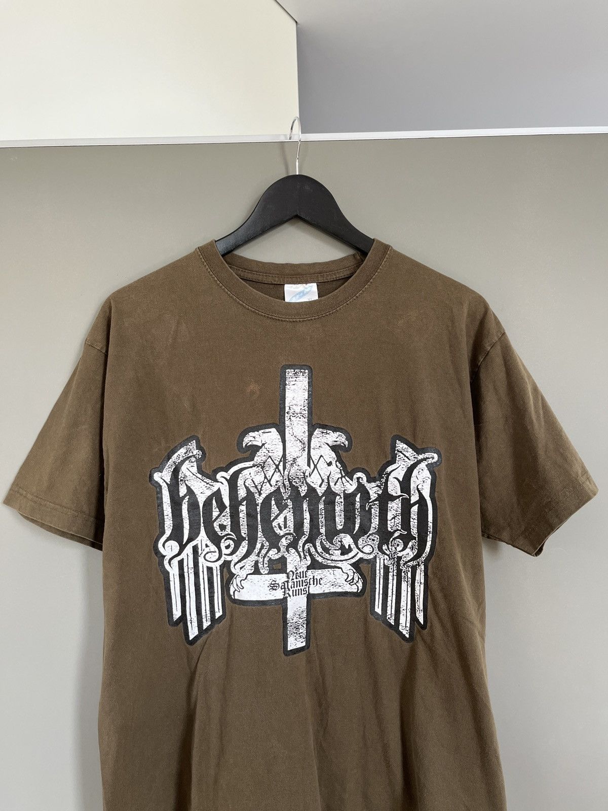 Band Tees BEHEMOTH Neue Satanische Kunst Vintage T-shirt Size US XL / EU 56 / 4 - 5 Thumbnail