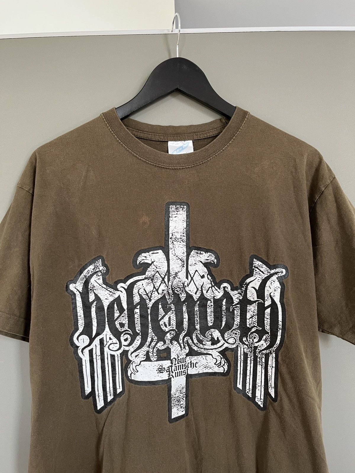 Band Tees BEHEMOTH Neue Satanische Kunst Vintage T-shirt Size US XL / EU 56 / 4 - 3 Thumbnail