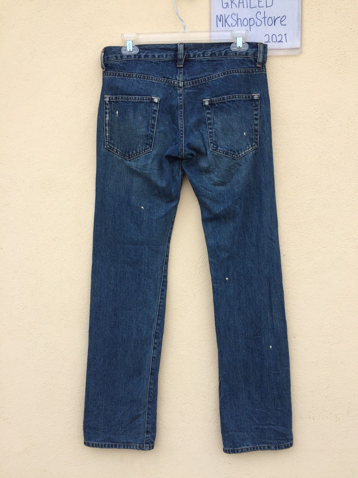 Japanese Brand × Uniqlo × Vintage Vintage Uniqlo Japan Ripped Jeans Painter p176 Size US 30 / EU 46 - 7 Thumbnail