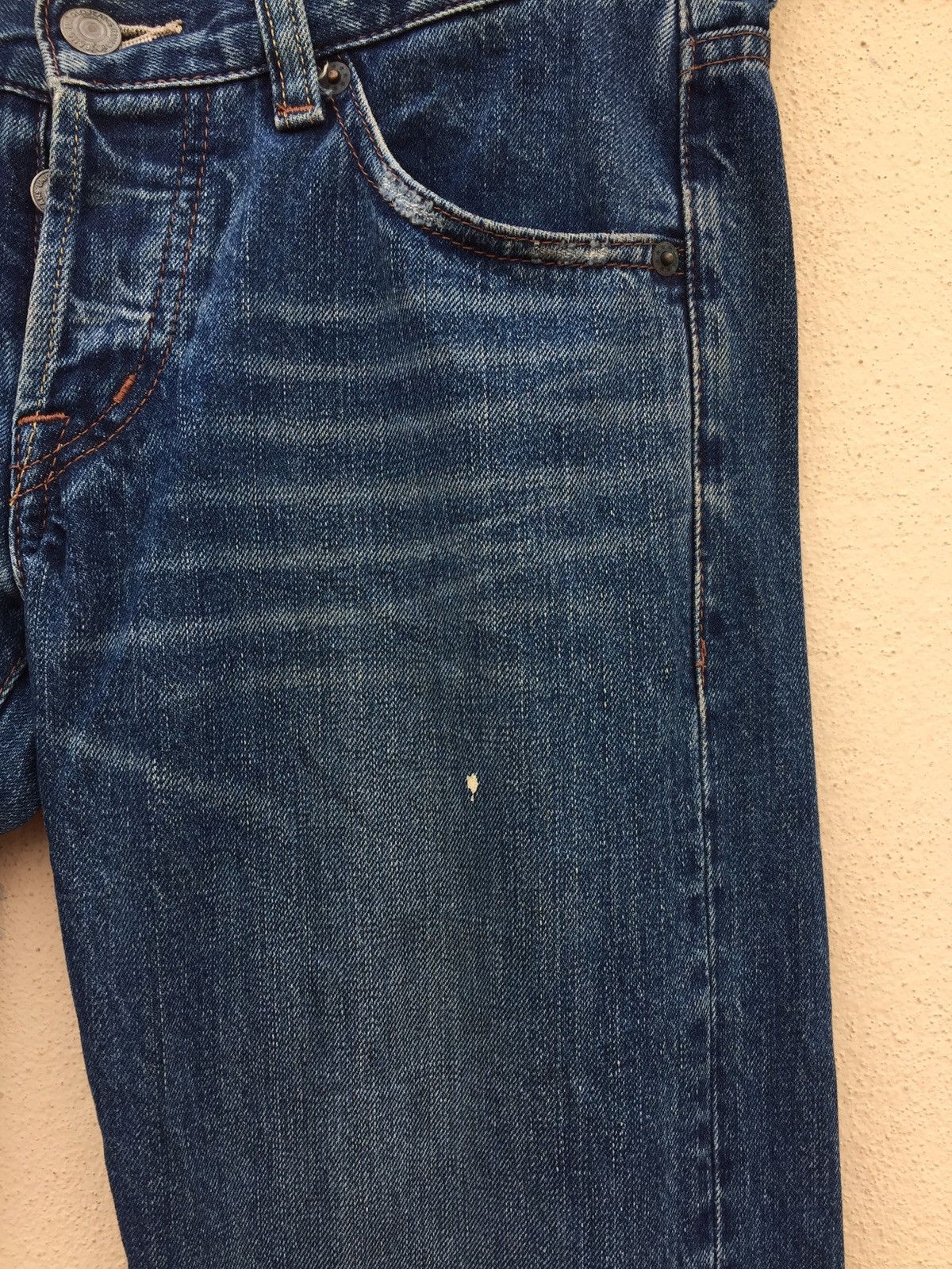 Japanese Brand × Uniqlo × Vintage Vintage Uniqlo Japan Ripped Jeans Painter p176 Size US 30 / EU 46 - 4 Thumbnail