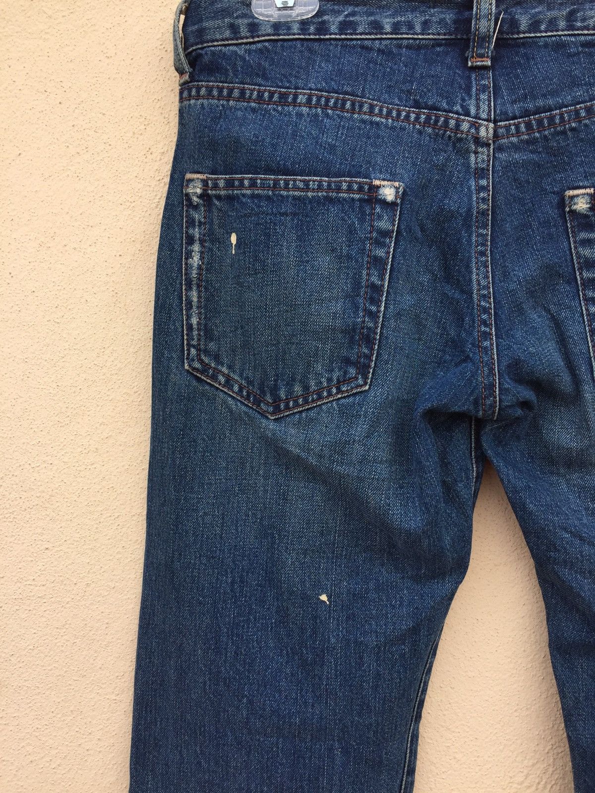 Japanese Brand × Uniqlo × Vintage Vintage Uniqlo Japan Ripped Jeans Painter p176 Size US 30 / EU 46 - 8 Thumbnail