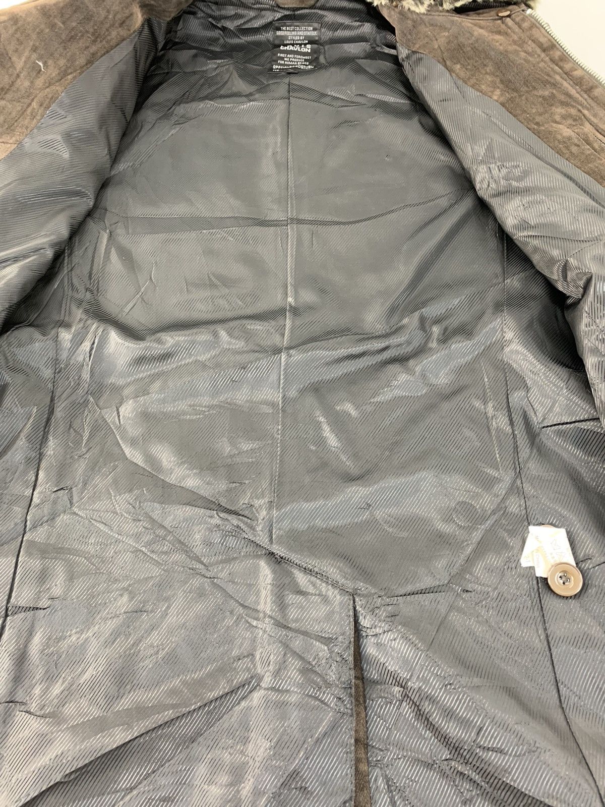 Japanese Brand Louis Chavlon Wool Chore Jacket Fur Corduroy Zipper Jacket Size US M / EU 48-50 / 2 - 6 Thumbnail