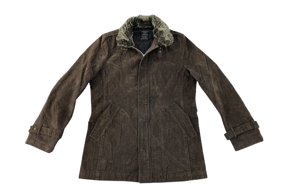 Japanese Brand Louis Chavlon Wool Chore Jacket Fur Corduroy Zipper Jacket Size US M / EU 48-50 / 2 - 1 Thumbnail