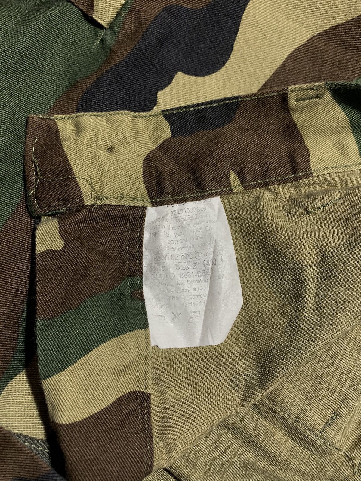 Vintage Vintage NATO combat cargo camo military trouser size L Size US 34 / EU 50 - 6 Thumbnail