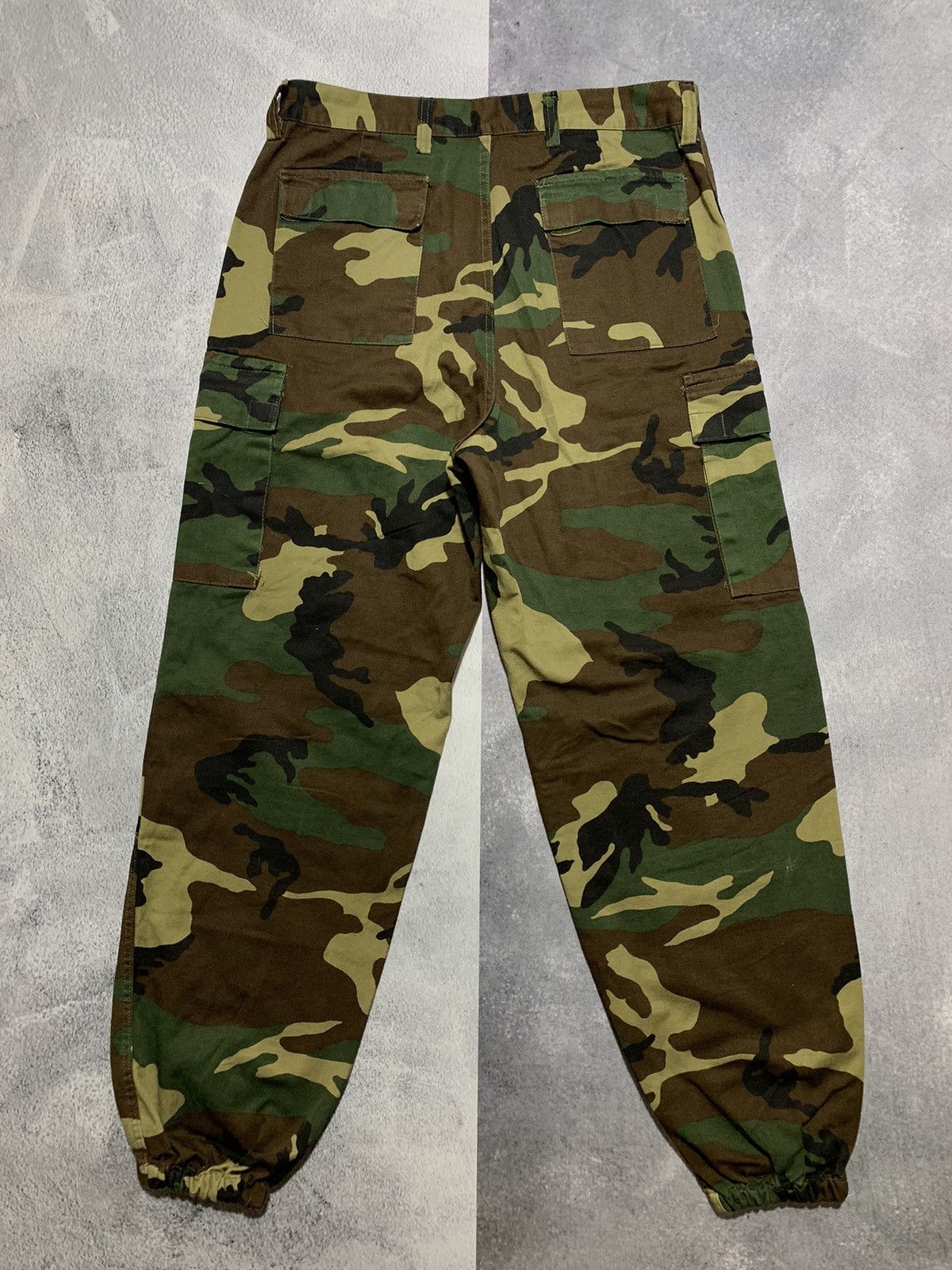 Vintage Vintage NATO combat cargo camo military trouser size L Size US 34 / EU 50 - 4 Thumbnail