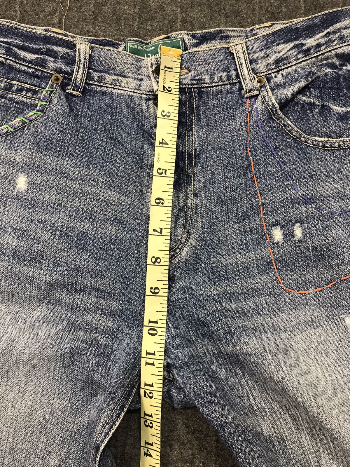 Japanese Brand × Vintage Veebs Wear Denim Jeans Trouser Regular Fits Pants Size 34 Size US 34 / EU 50 - 12 Thumbnail
