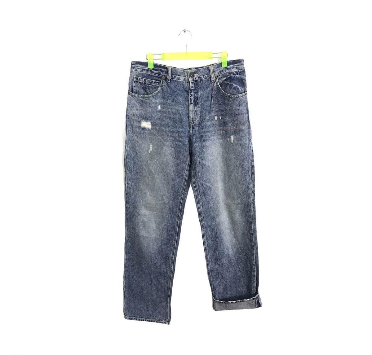 Japanese Brand × Vintage Veebs Wear Denim Jeans Trouser Regular Fits Pants Size 34 Size US 34 / EU 50 - 1 Thumbnail