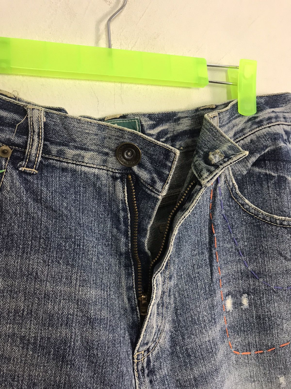 Japanese Brand × Vintage Veebs Wear Denim Jeans Trouser Regular Fits Pants Size 34 Size US 34 / EU 50 - 4 Thumbnail