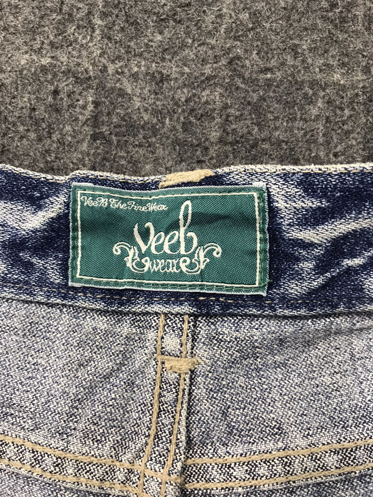 Japanese Brand × Vintage Veebs Wear Denim Jeans Trouser Regular Fits Pants Size 34 Size US 34 / EU 50 - 5 Thumbnail