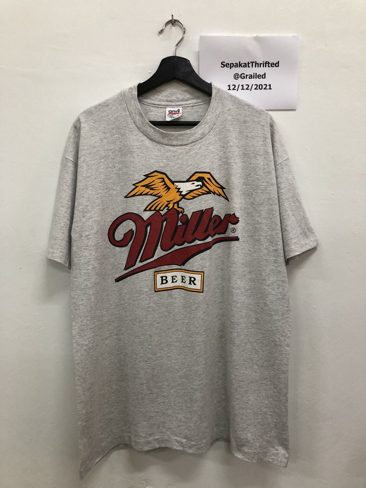 Vintage Vintage 90s MILLEE BEER TEE Anvil Size US XL / EU 56 / 4 - 2 Thumbnail