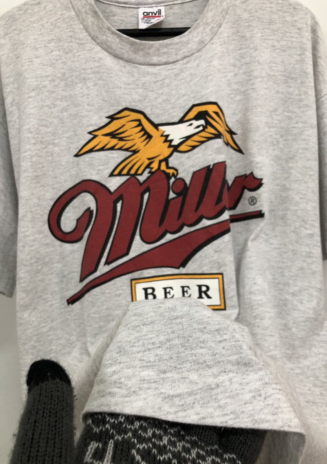 Vintage Vintage 90s MILLEE BEER TEE Anvil Size US XL / EU 56 / 4 - 4 Thumbnail