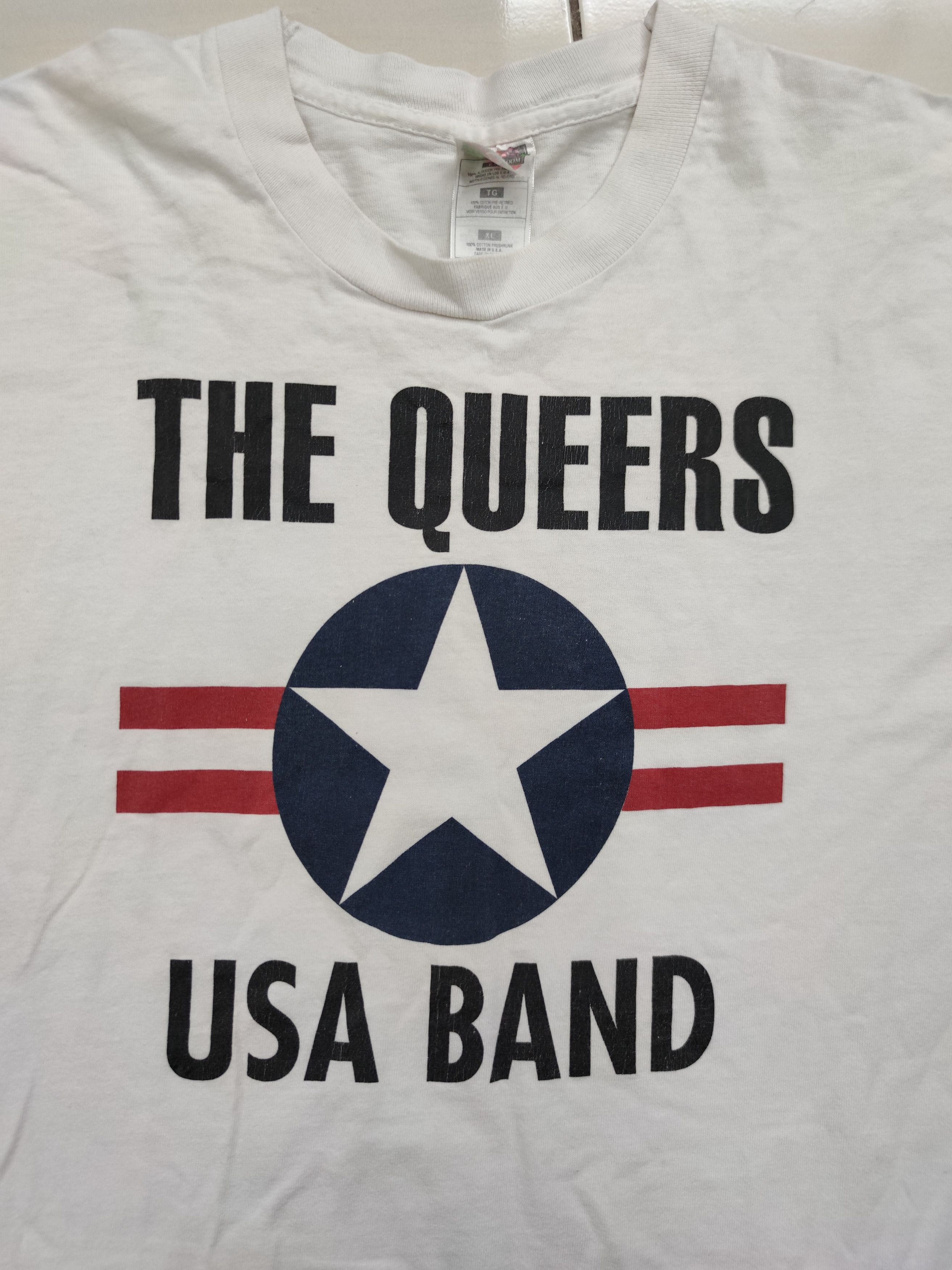 Band Tees Vintage 90's Amarican Punk Rock Band The Queers T-Shirt Size US XL / EU 56 / 4 - 1 Thumbnail
