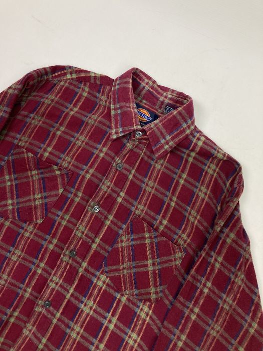 Vintage Vintage Dickies Flannel Shirt Grailed