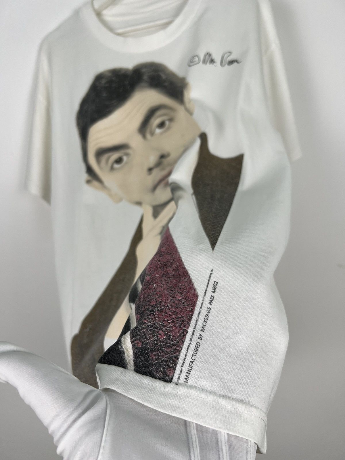 Vintage Vintage 90s Mr Bean Backstage Pass Tv Promo Tee Size US L / EU 52-54 / 3 - 7 Thumbnail
