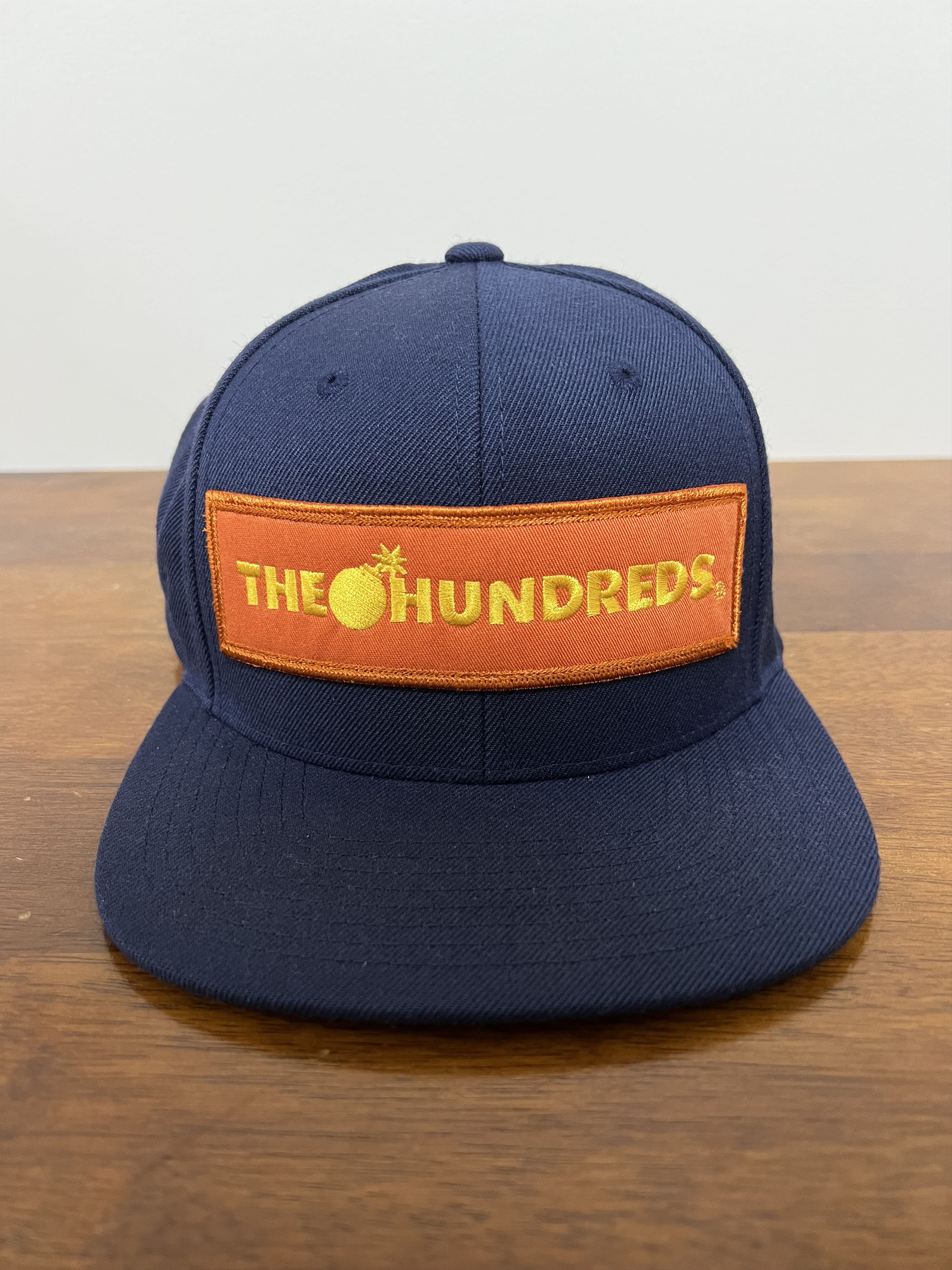 The Hundreds 💚 The Hundreds Embroidered Logo Hat Navy NEW Size ONE SIZE - 1 Thumbnail