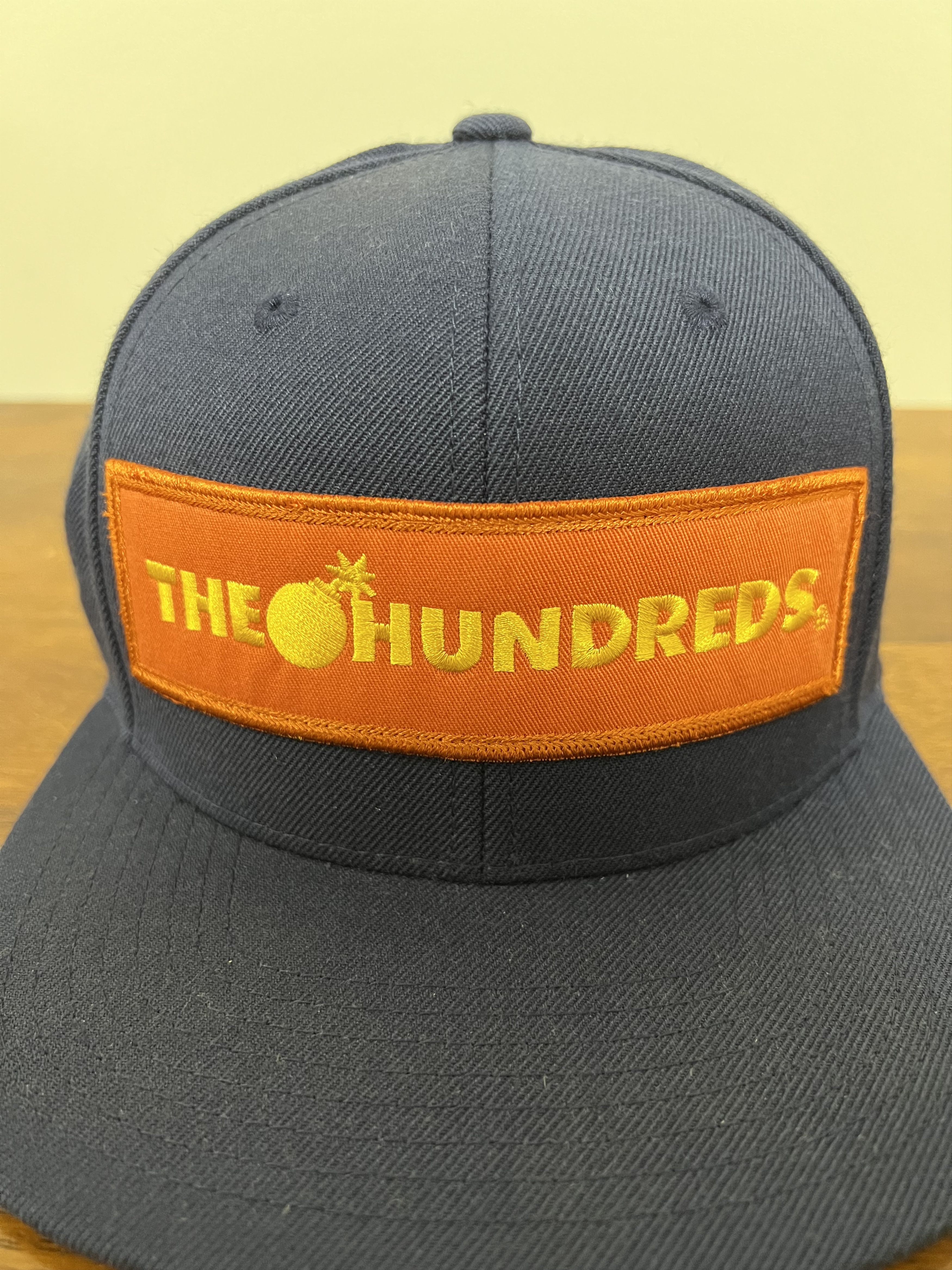 The Hundreds 💚 The Hundreds Embroidered Logo Hat Navy NEW Size ONE SIZE - 2 Thumbnail
