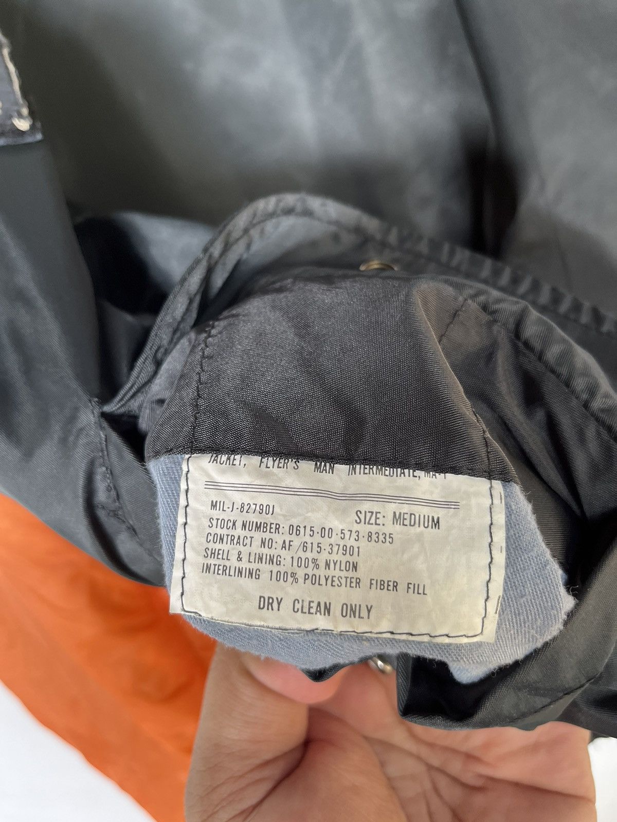 Alpha Industries Vintage Reversible Airdrop MA-1 Officer Bomber Jacket Size US M / EU 48-50 / 2 - 8 Thumbnail