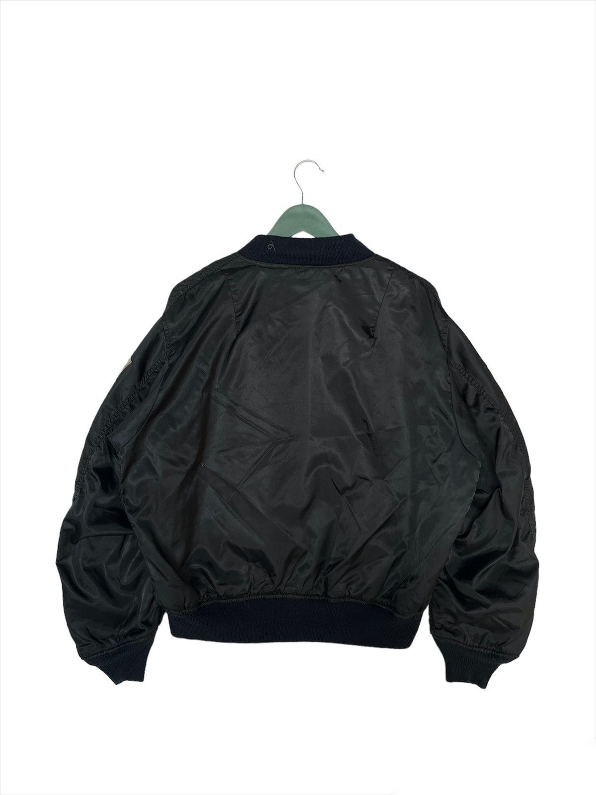 Alpha Industries Vintage Reversible Airdrop MA-1 Officer Bomber Jacket Size US M / EU 48-50 / 2 - 2 Thumbnail