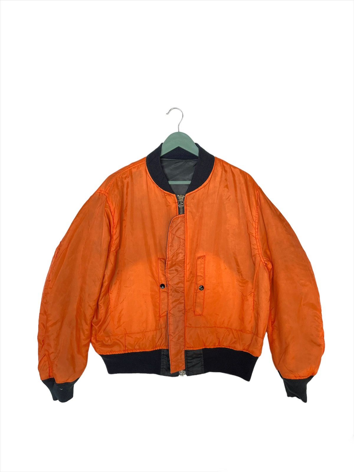 Vintage Reversible Airdrop MA-1 Officer Bomber Jacket