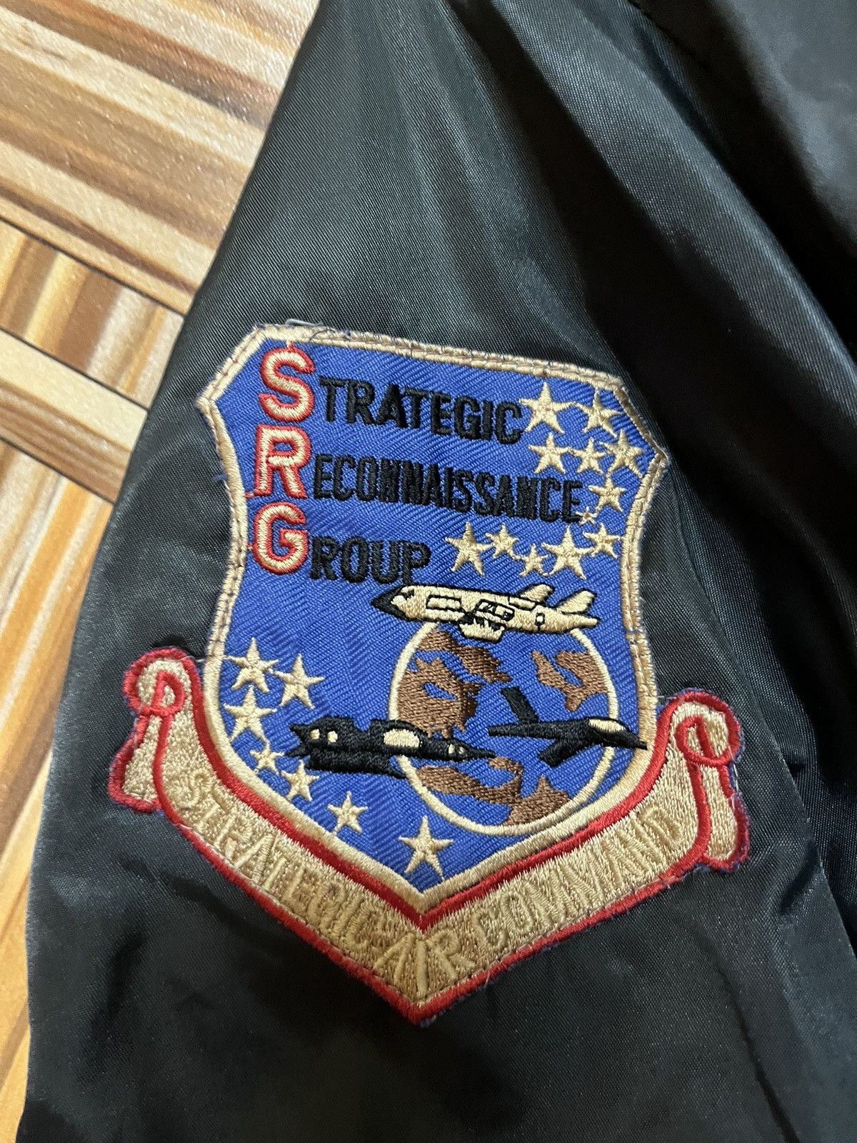 Alpha Industries Vintage Reversible Airdrop MA-1 Officer Bomber Jacket Size US M / EU 48-50 / 2 - 14 Thumbnail