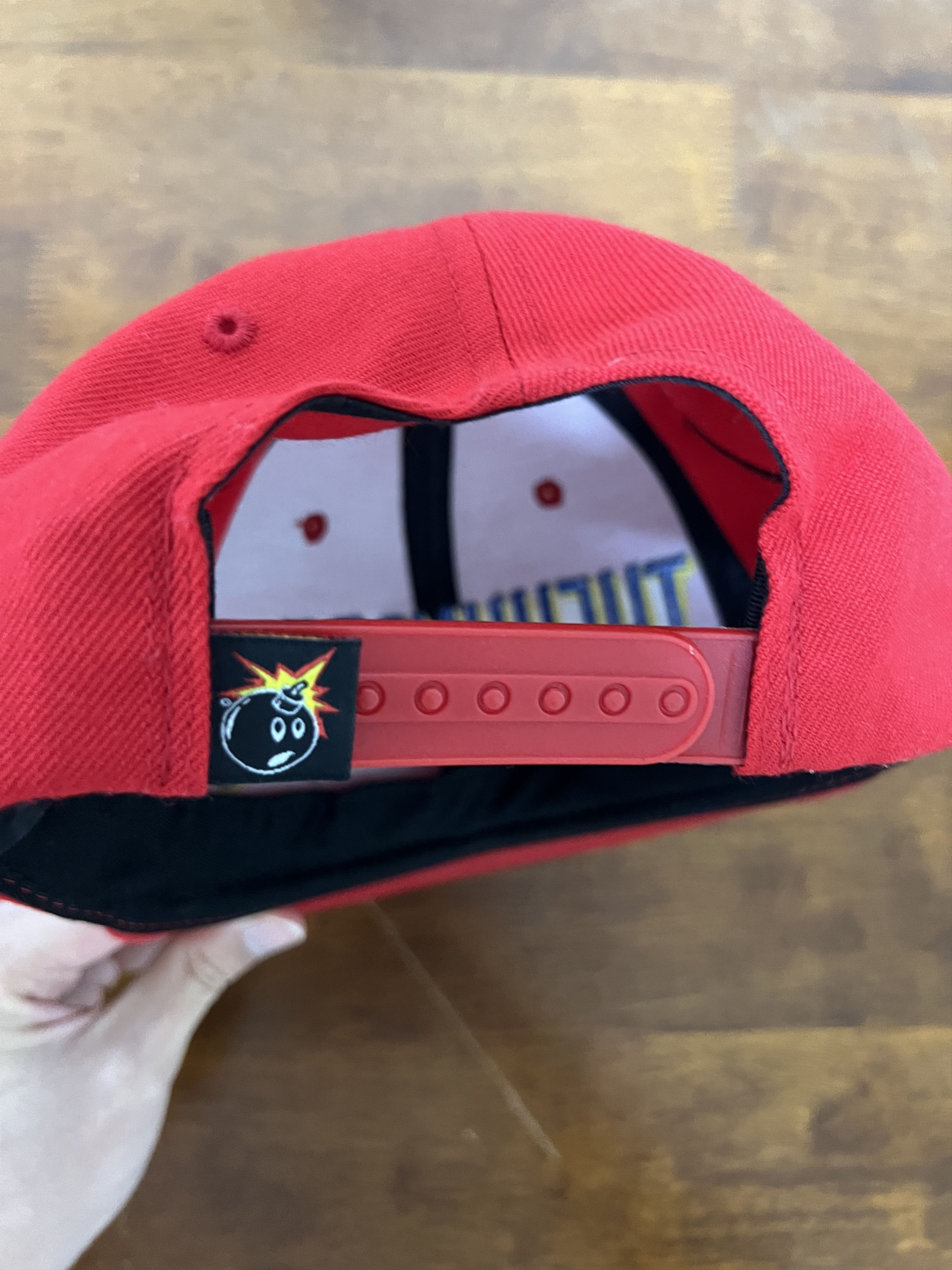 The Hundreds 💚 The Hundreds Embroidered Logo Hat Red NEW Size ONE SIZE - 6 Thumbnail